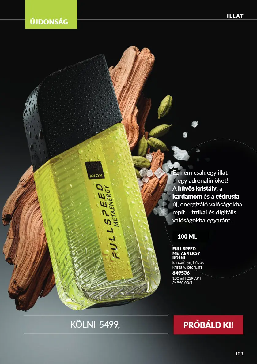 Avon digitális brosúra C10, 103. oldal (okt. 1–31.)