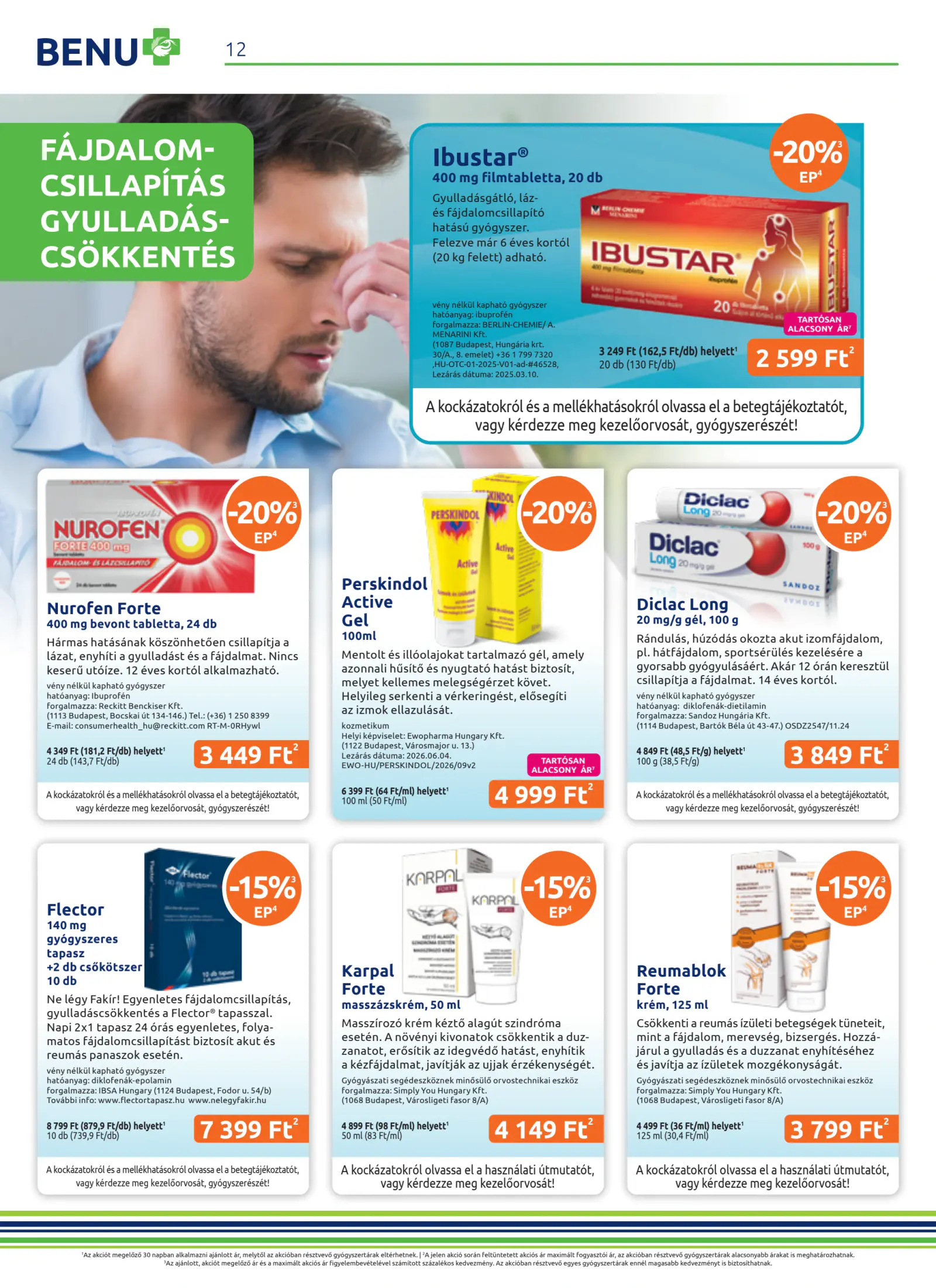BENU akciós kiadvány Október, 12. oldal (okt. 1–31.)