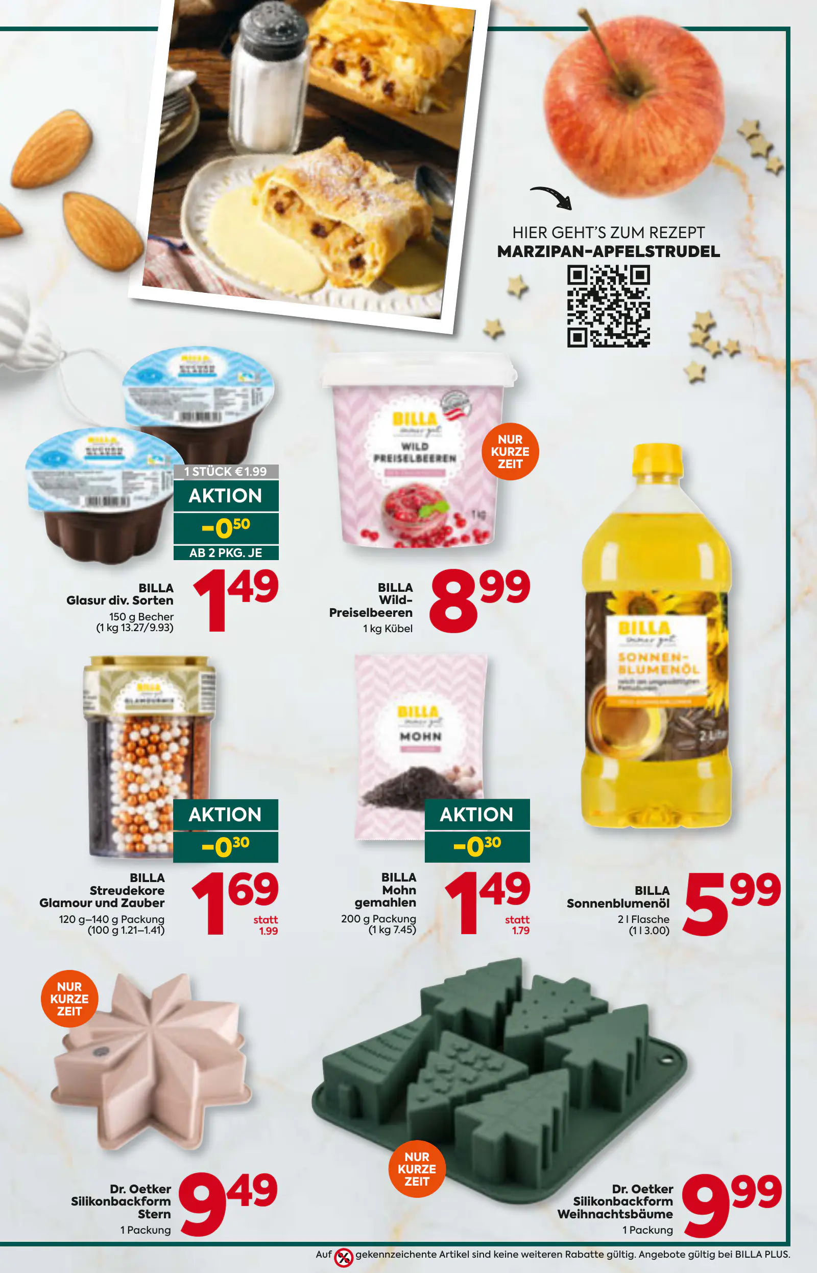 Billa Ausztria akciós újság, 11. oldal (okt. 22. – dec. 16.)