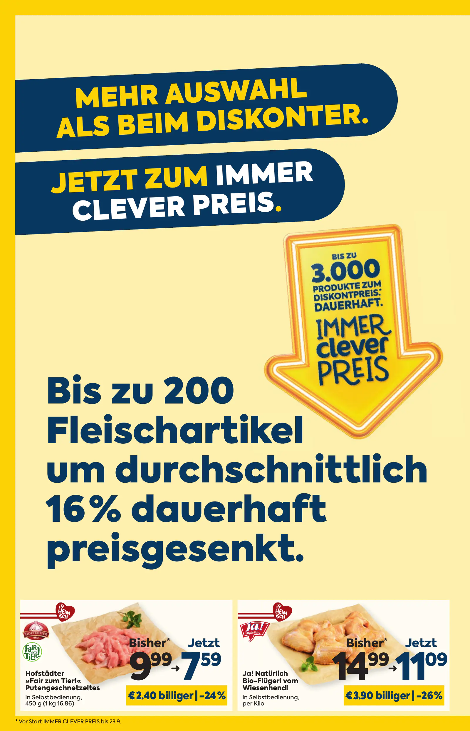 Billa Ausztria KW44, Immer Clever Preis, 2. oldal (okt. 29. – nov. 4.)