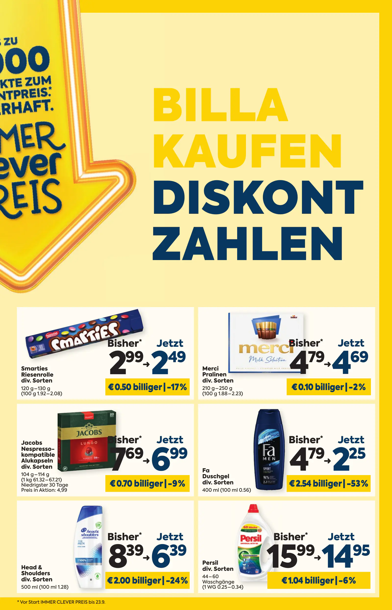 Billa Ausztria KW44, Immer Clever Preis, 5. oldal (okt. 29. – nov. 4.)