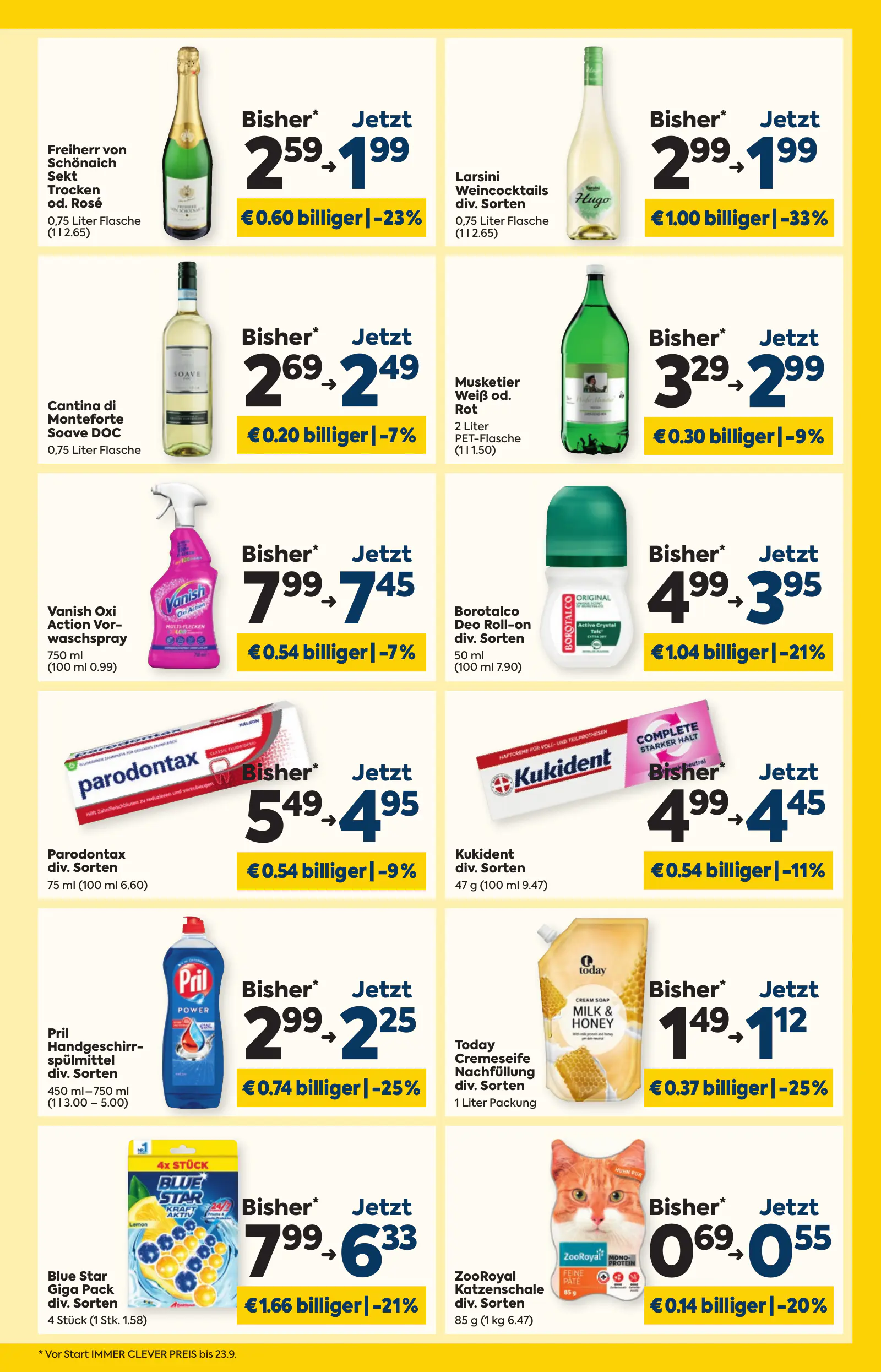 Billa Ausztria KW44, Immer Clever Preis, 7. oldal (okt. 29. – nov. 4.)