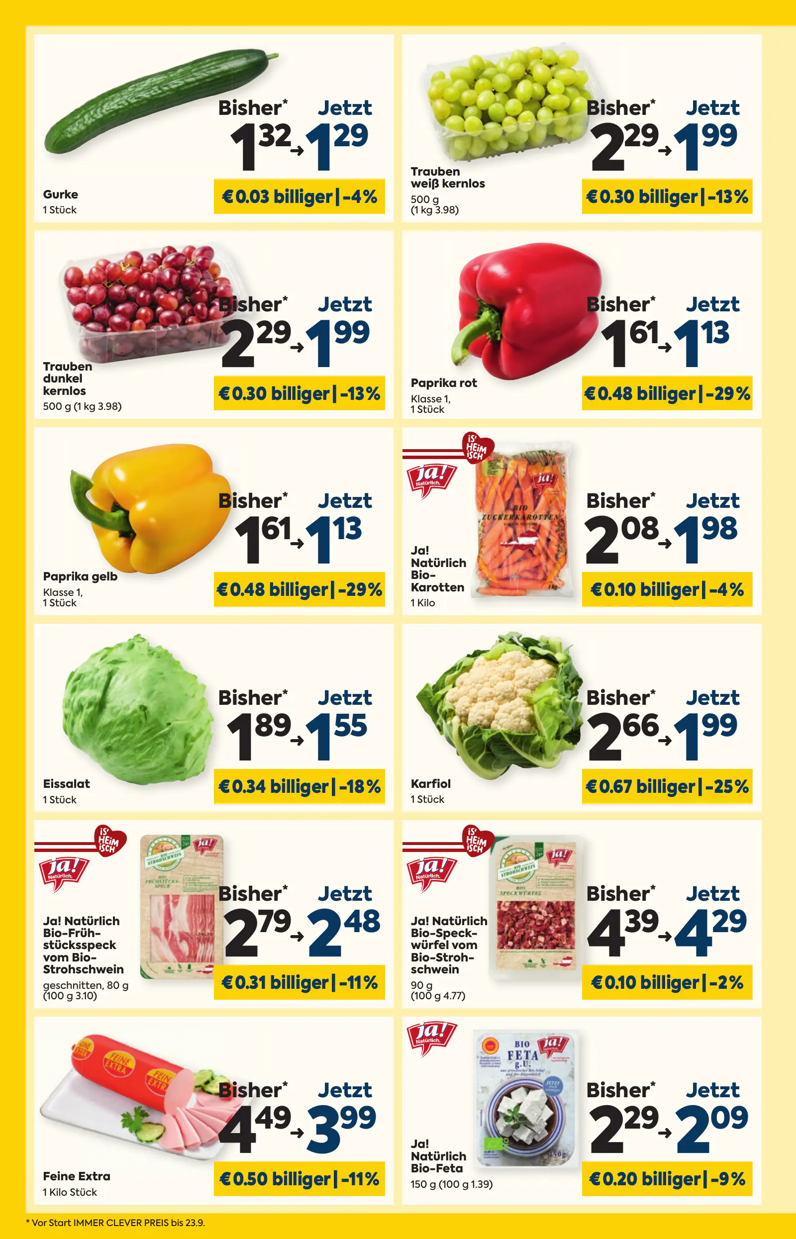 Billa Ausztria KW44, Immer Clever Preis, 12. oldal (okt. 29. – nov. 4.)