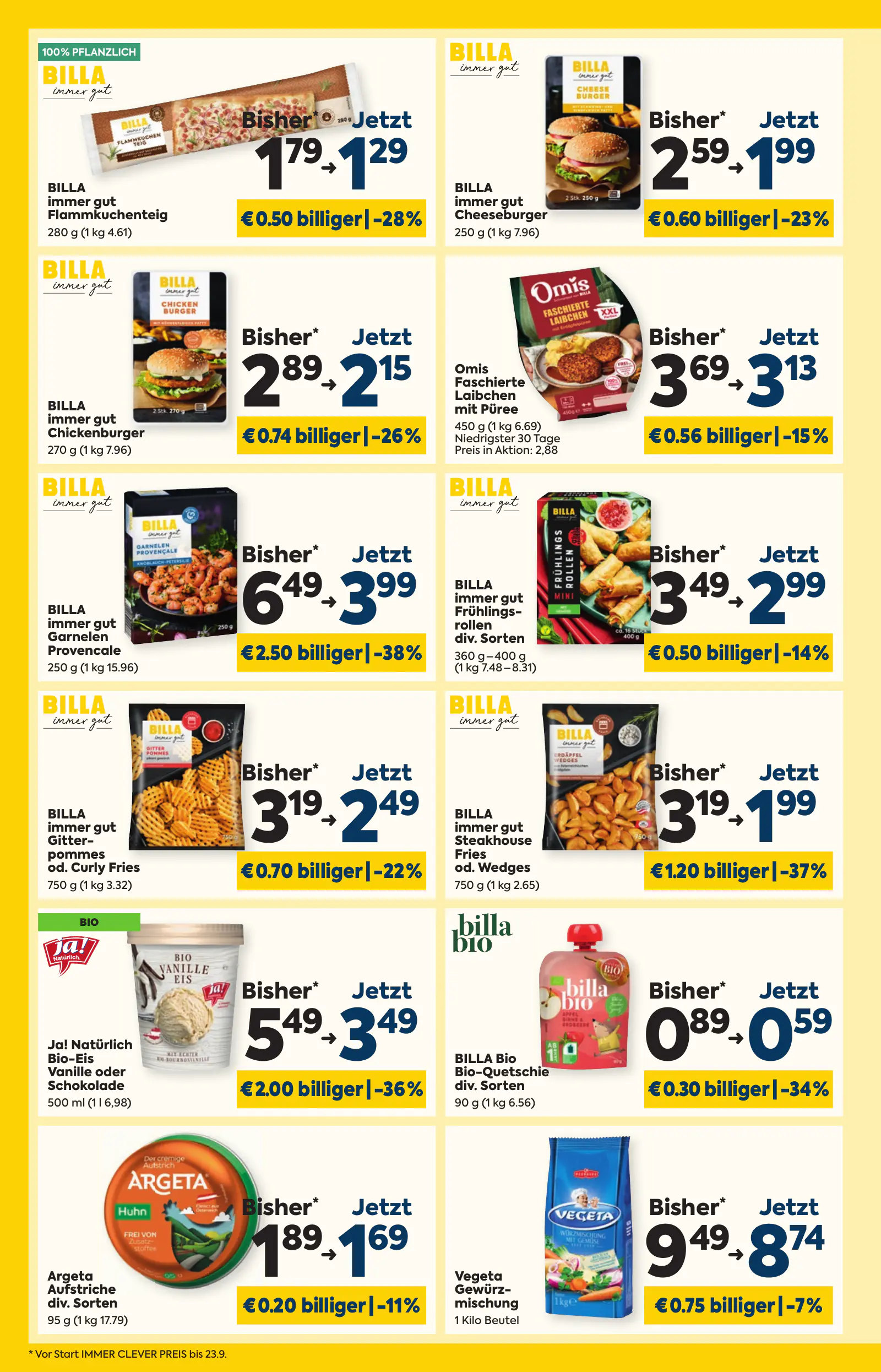 Billa Ausztria KW44, Immer Clever Preis, 14. oldal (okt. 29. – nov. 4.)