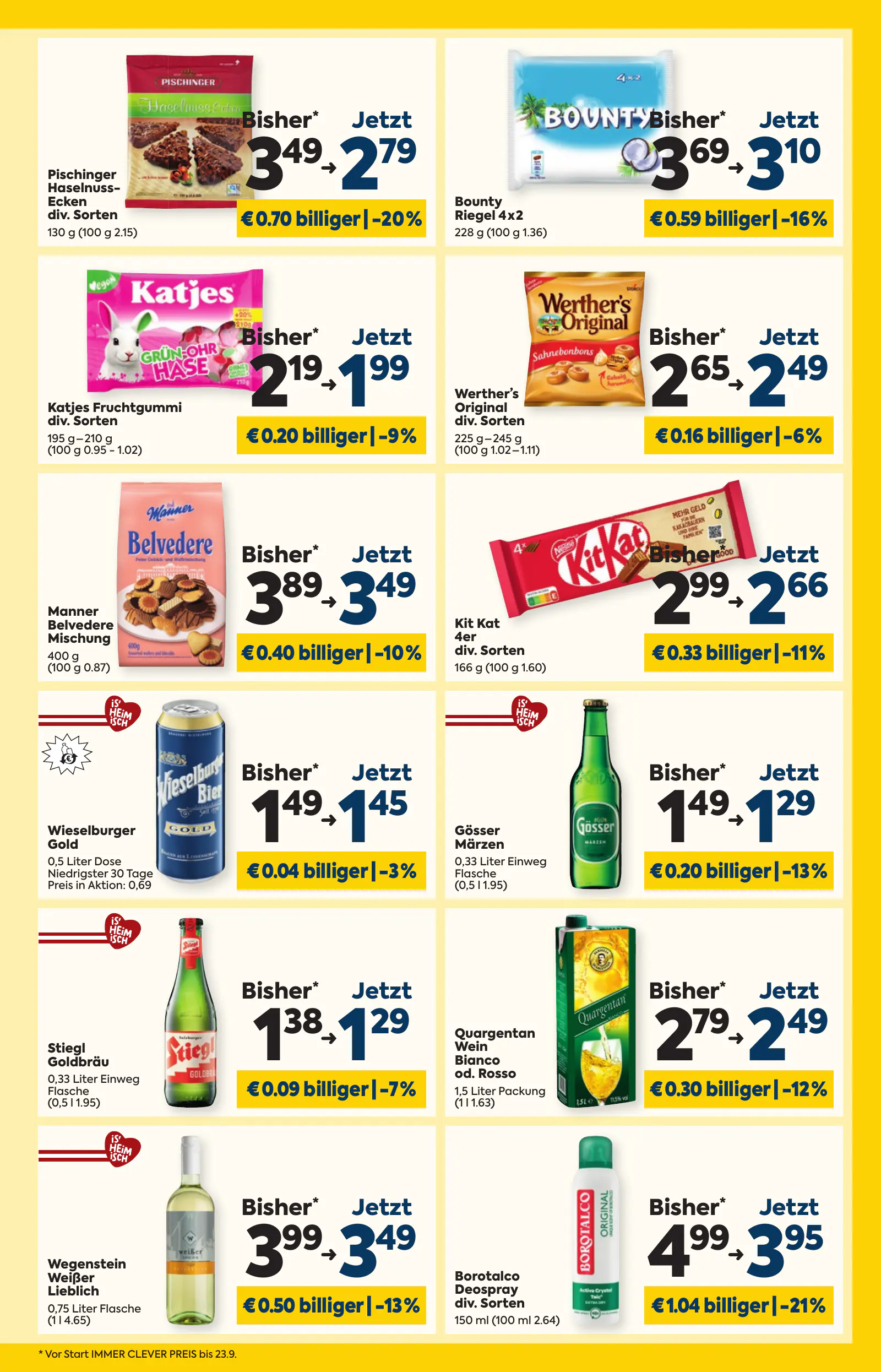 Billa Ausztria KW44, Immer Clever Preis, 15. oldal (okt. 29. – nov. 4.)