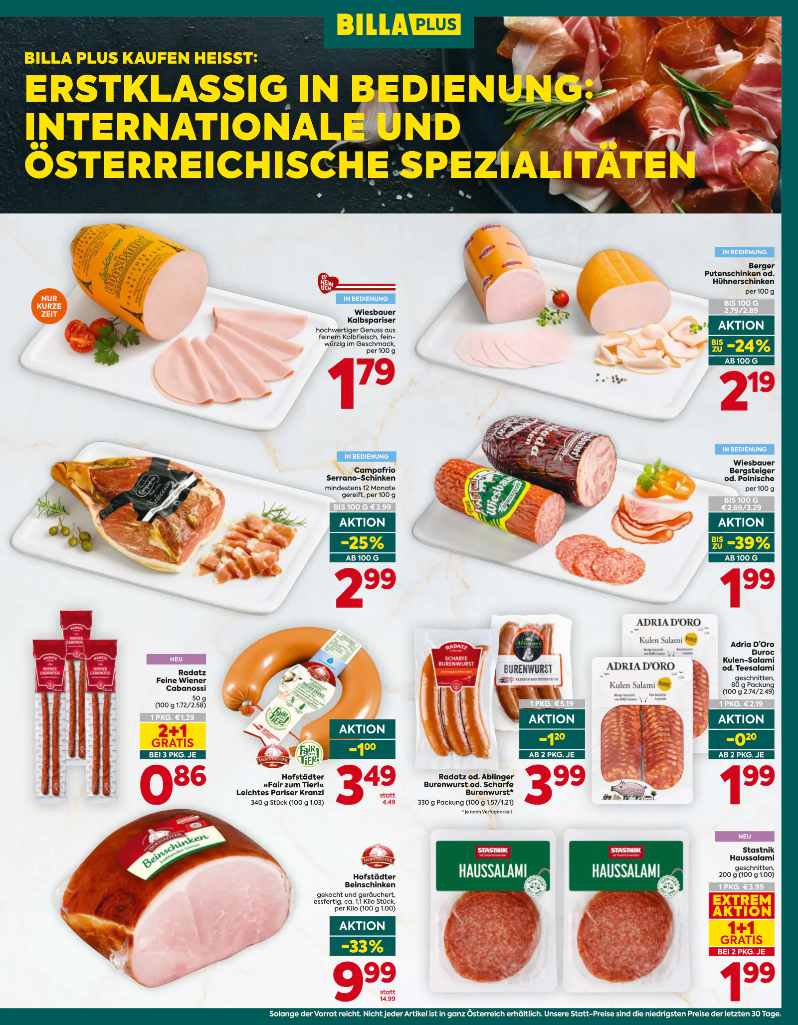 Billa Ausztria PLUS Wien, 9. oldal (okt. 8–14.)