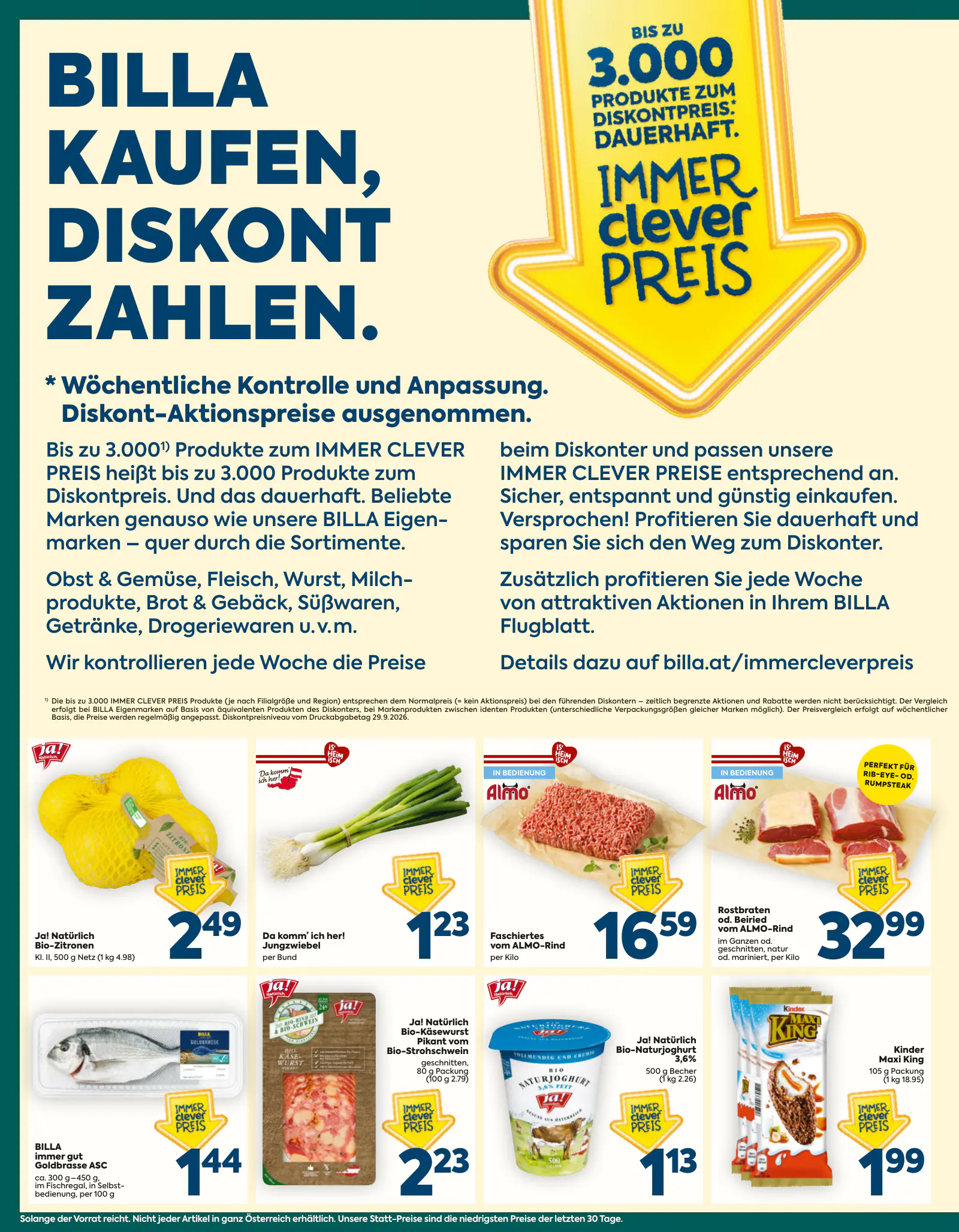 Billa Ausztria PLUS Wien, 2. oldal (okt. 15–21.)