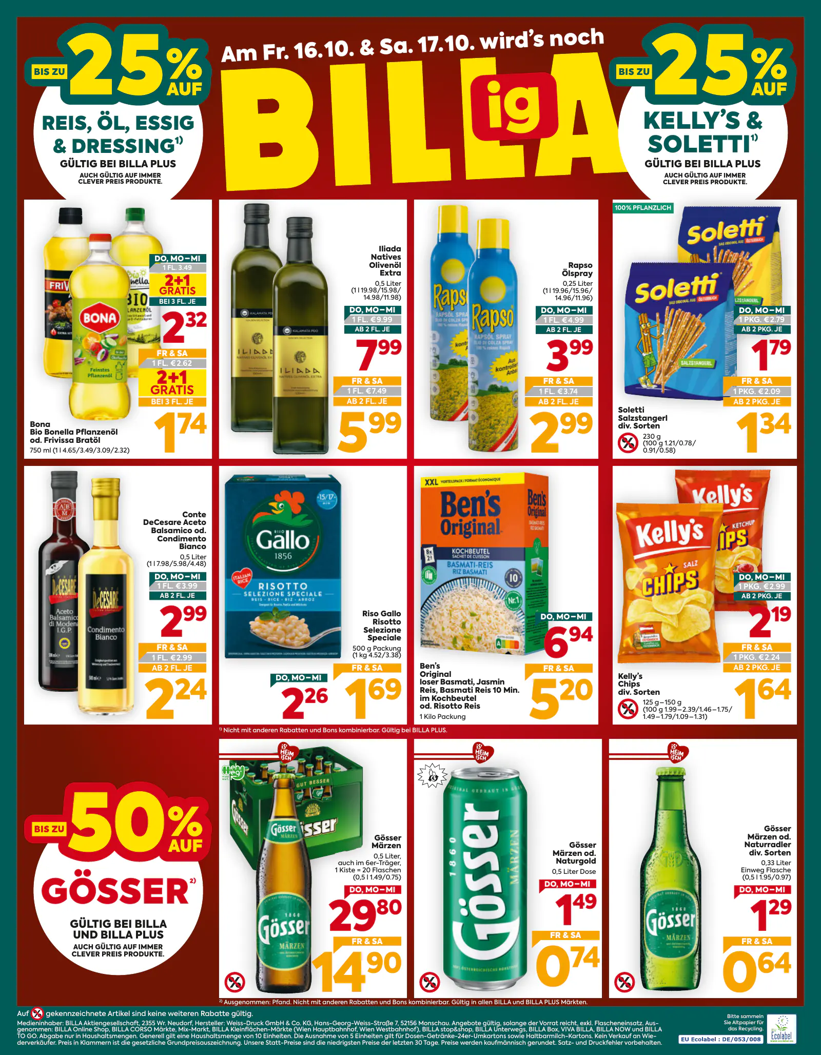 Billa Ausztria PLUS Wien, 16. oldal (okt. 15–21.)