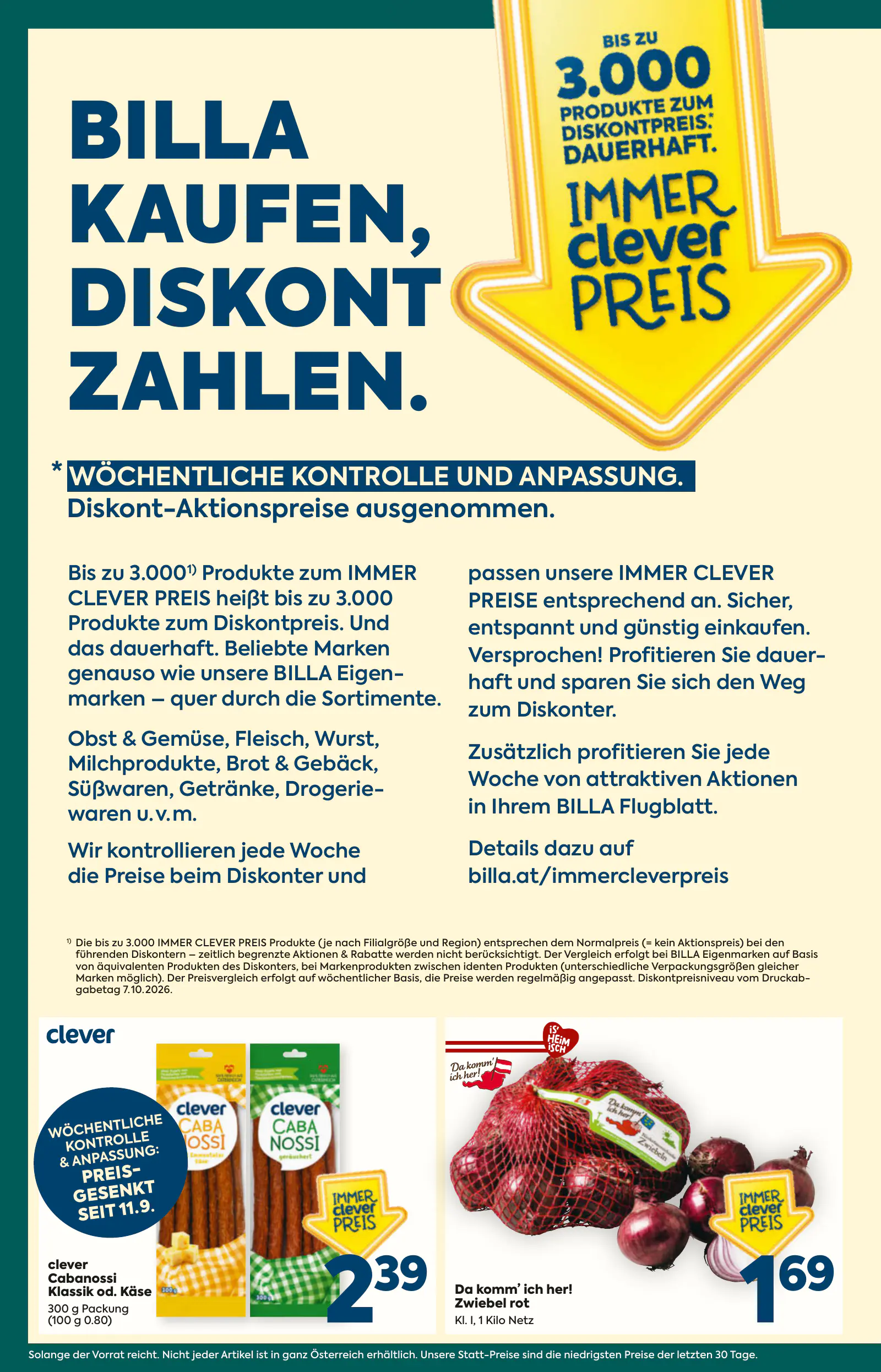 Billa Ausztria PLUS Wien, 2. oldal (okt. 22–28.)