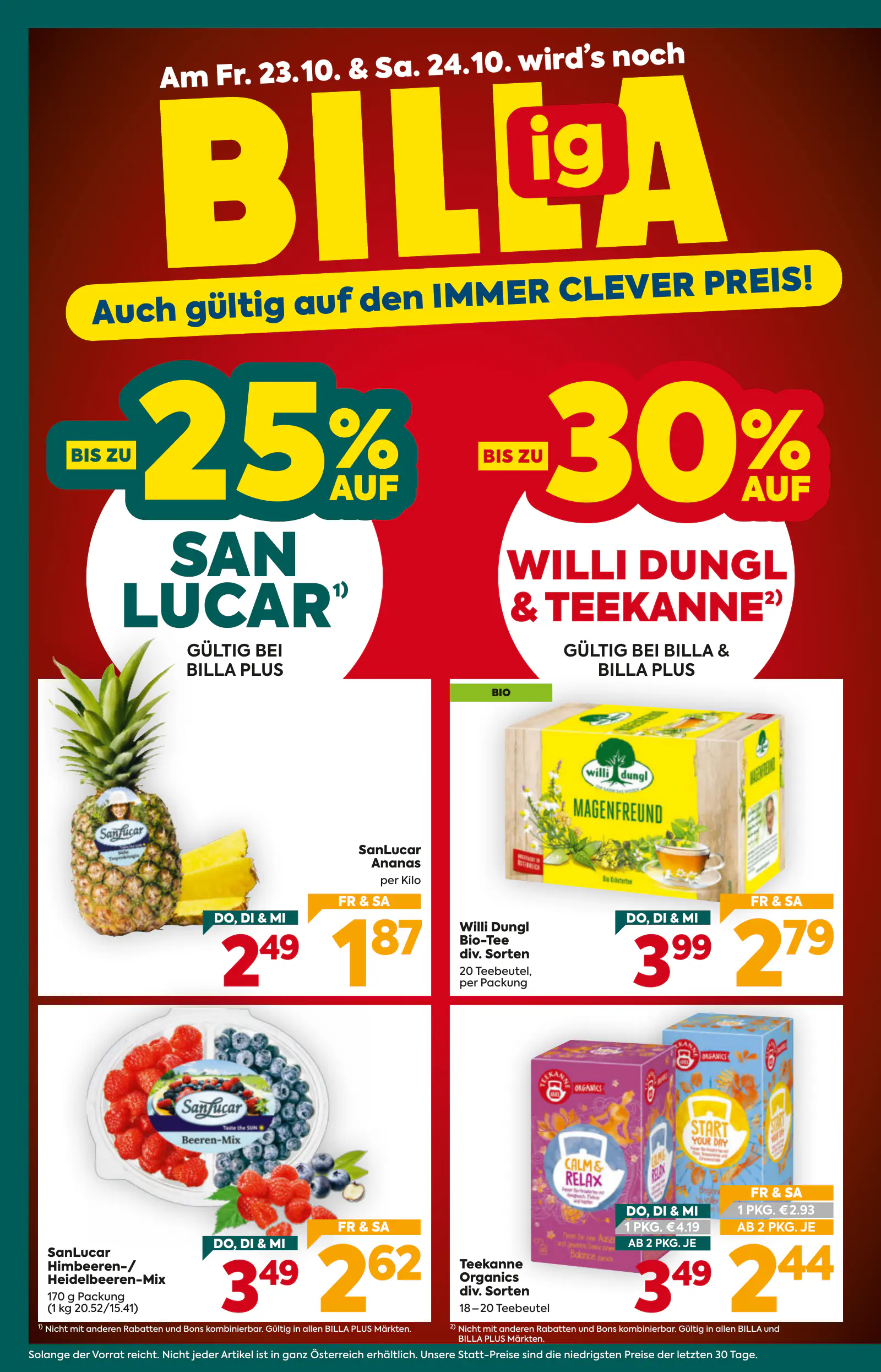 Billa Ausztria PLUS Wien, 4. oldal (okt. 22–28.)
