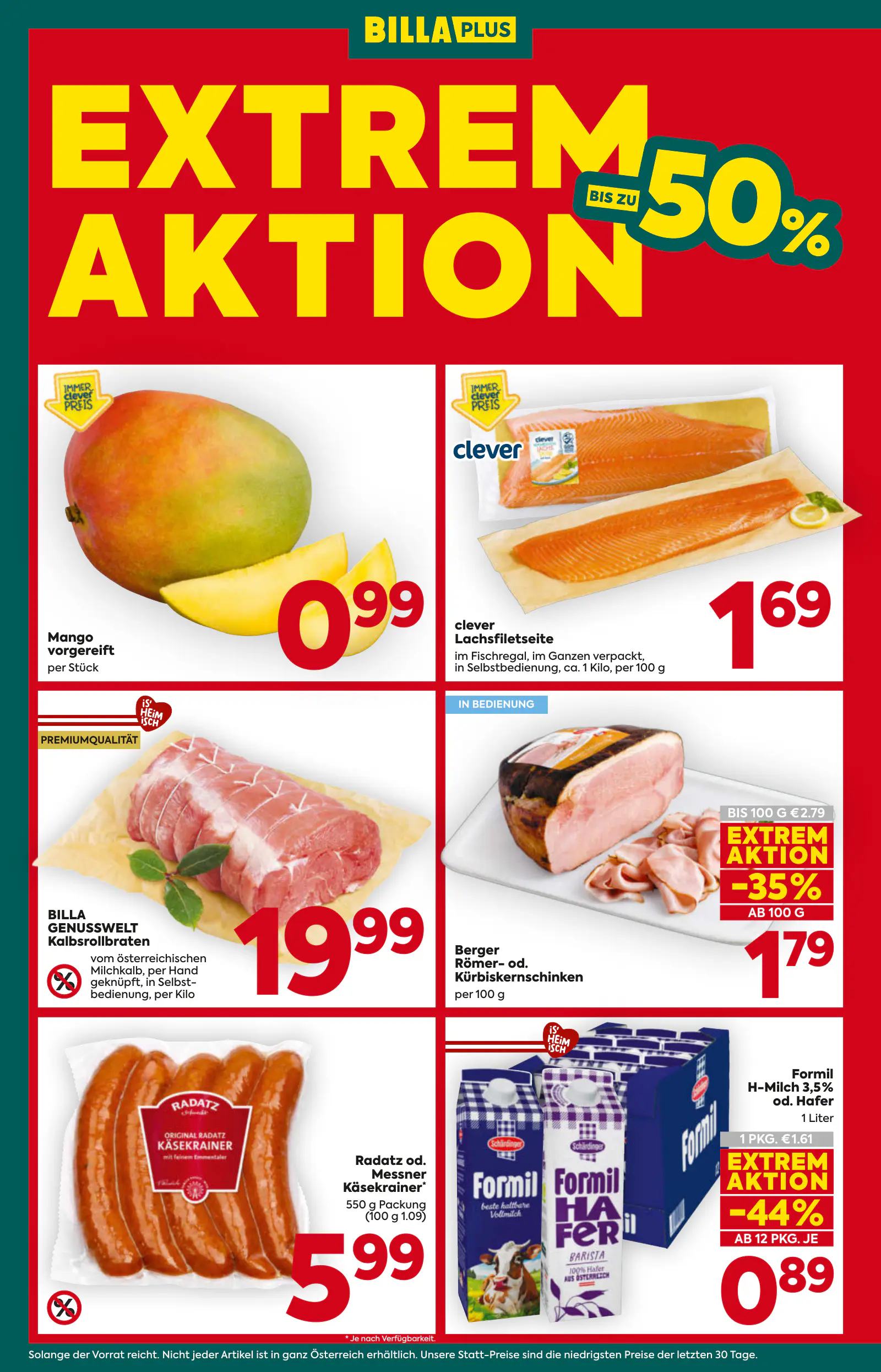 Billa Ausztria PLUS Wien, 4. oldal (okt. 29. – nov. 4.)