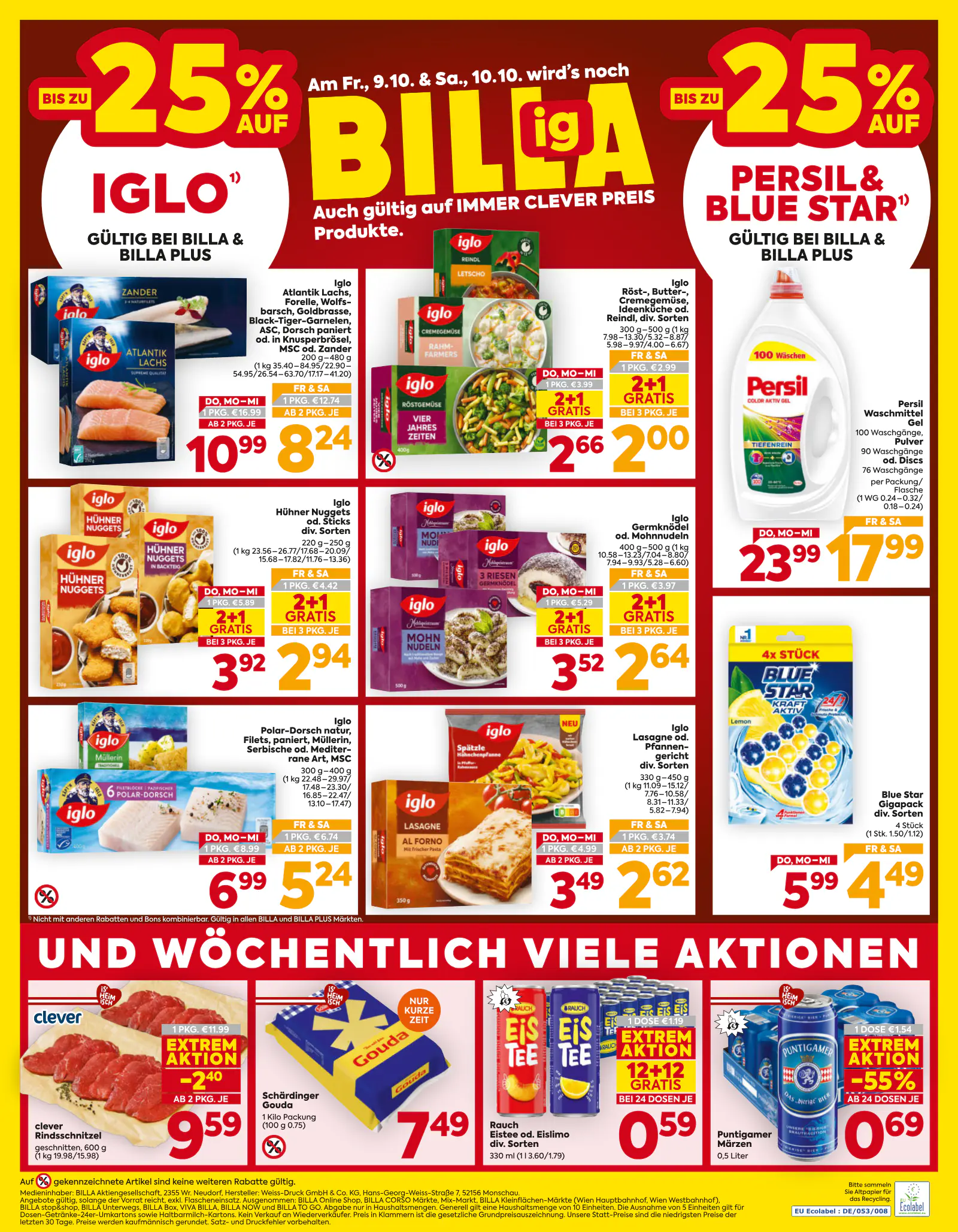 Billa Ausztria Wien, 16. oldal (okt. 8–14.)