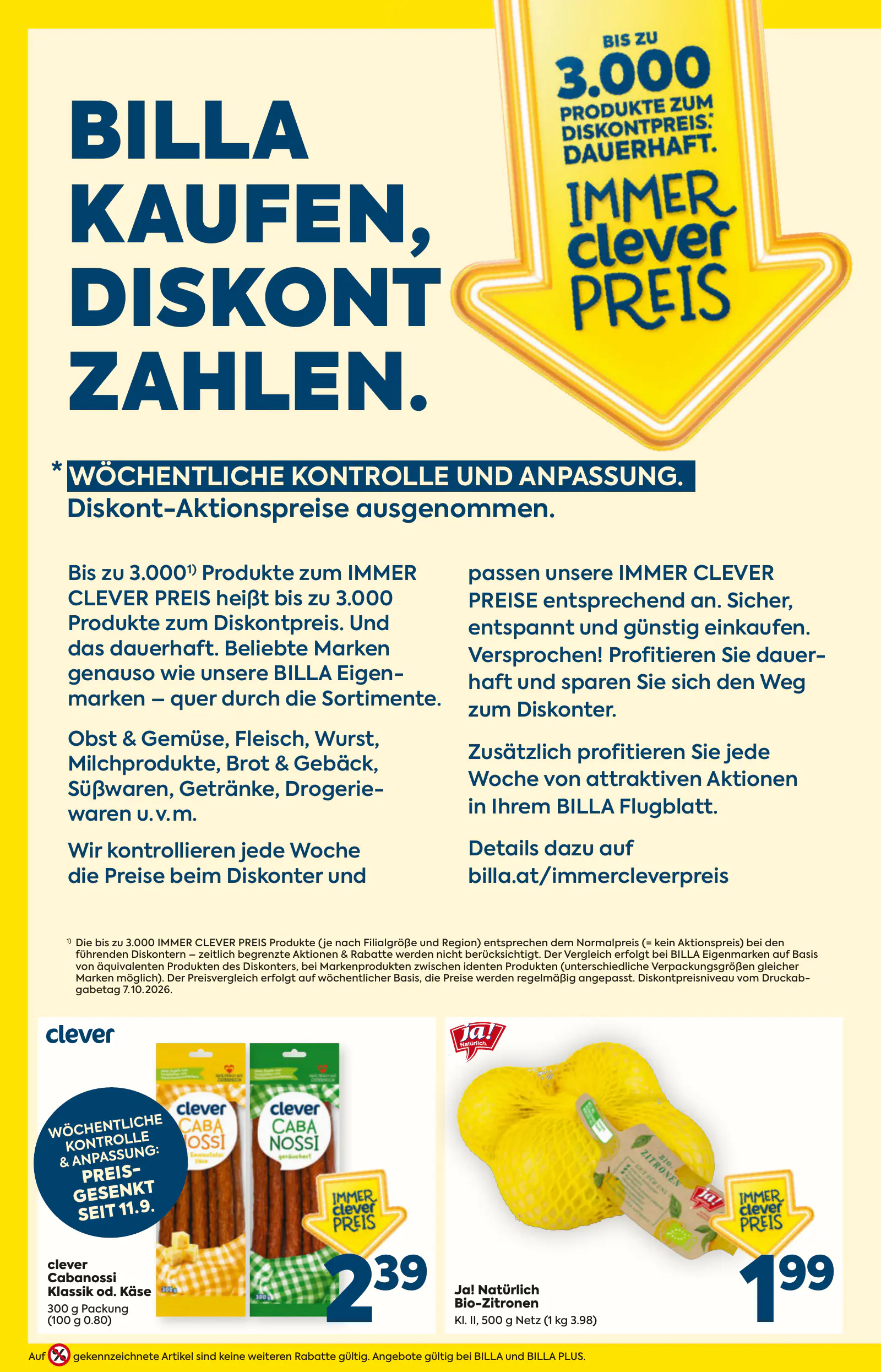 Billa Ausztria Wien, 2. oldal (okt. 22–28.)
