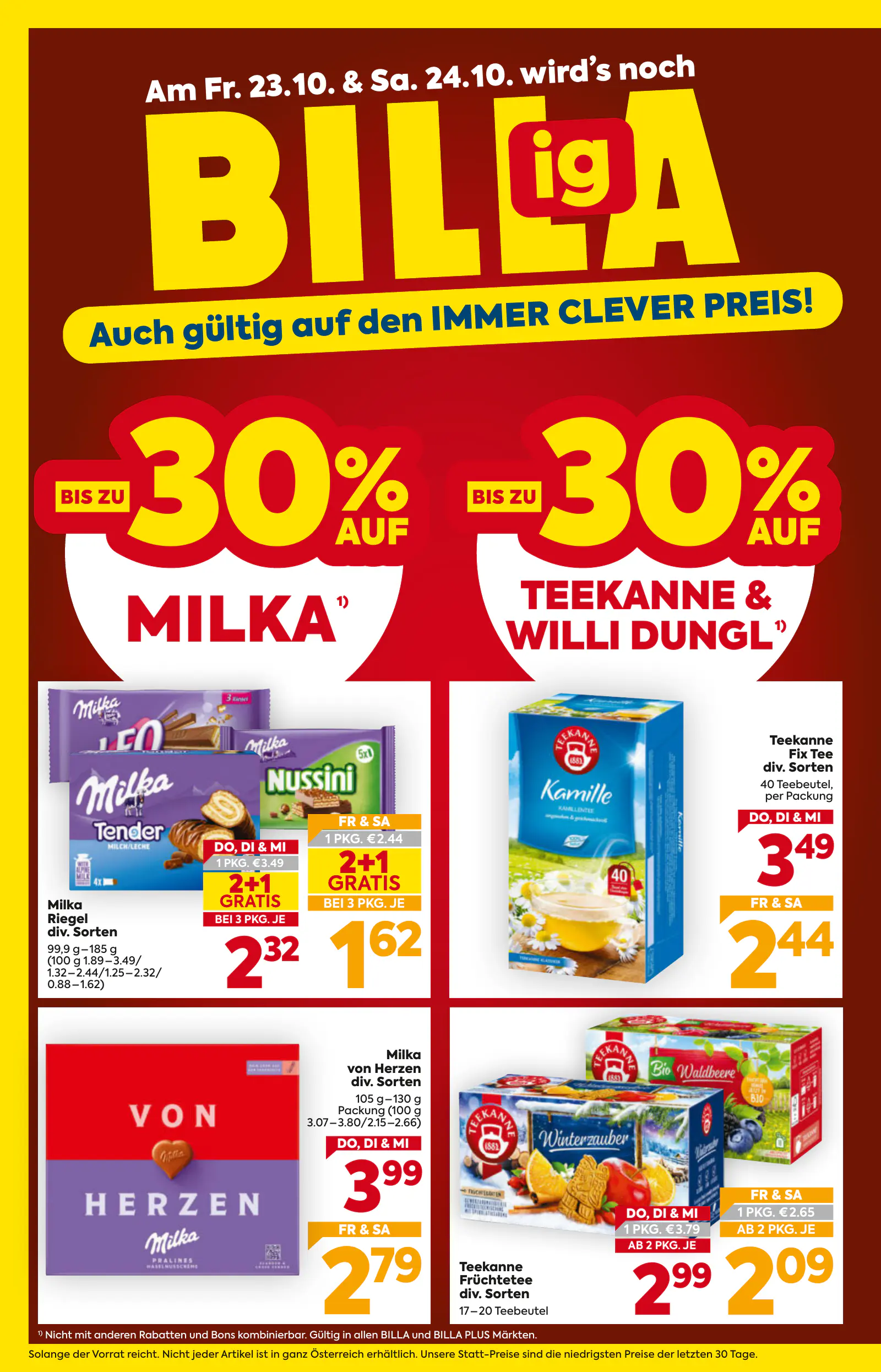 Billa Ausztria Wien, 4. oldal (okt. 22–28.)