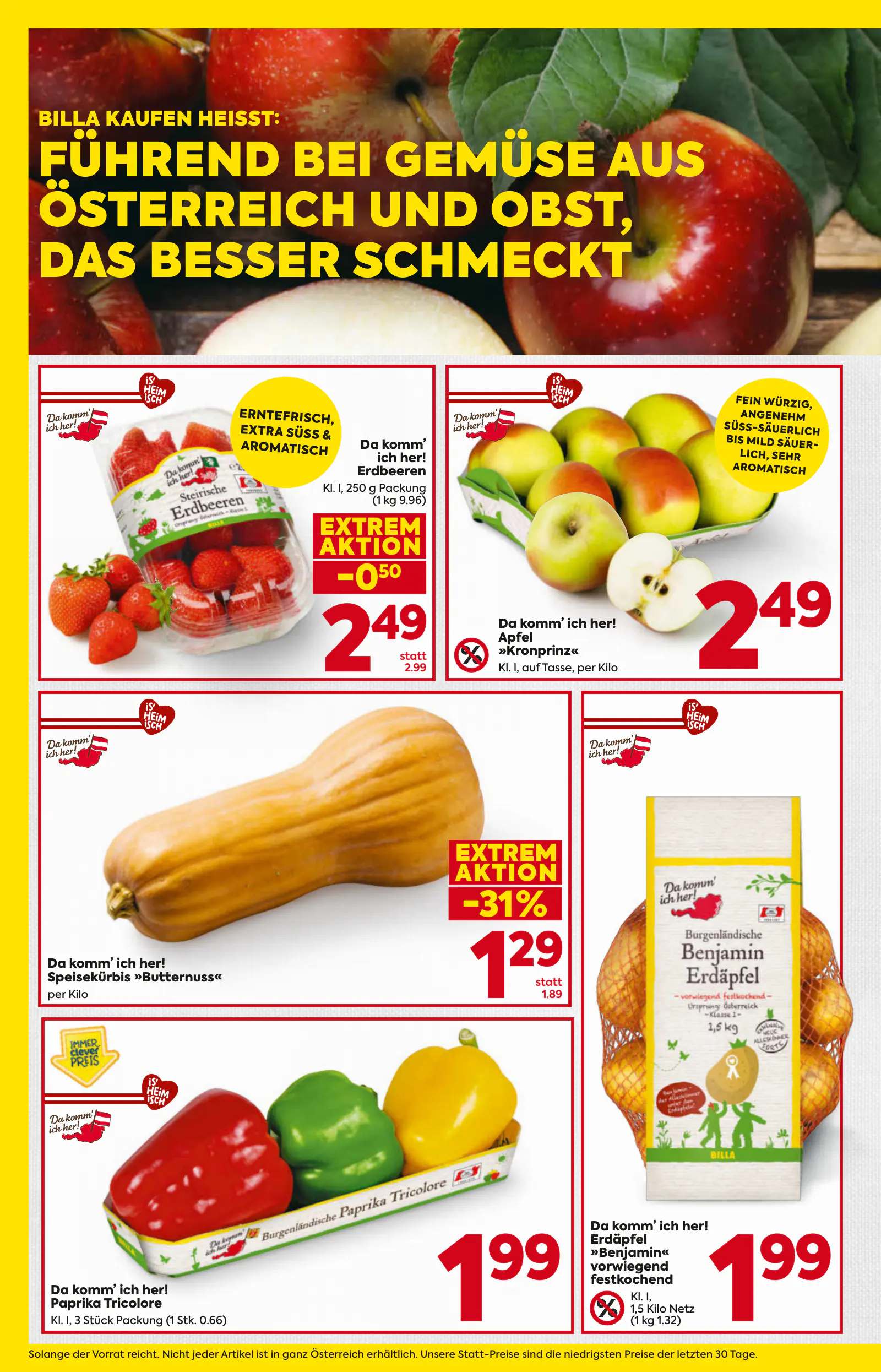 Billa Ausztria Wien, 8. oldal (okt. 29. – nov. 4.)