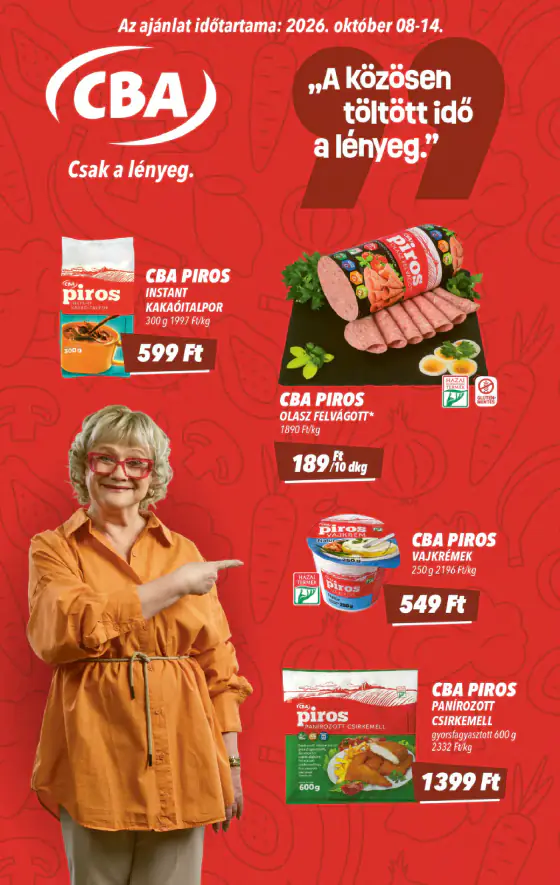 CBA akciós újság – okt. 8–14.