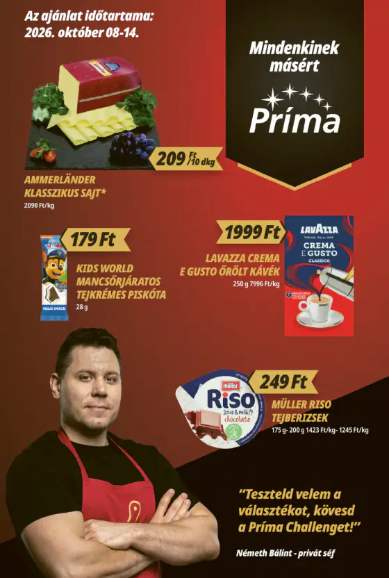 CBA Príma akciós újság – okt. 8–14.
