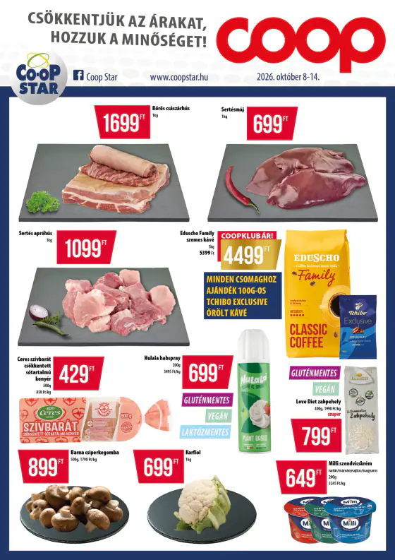 Co-op Star akciós újság – okt. 1–31.