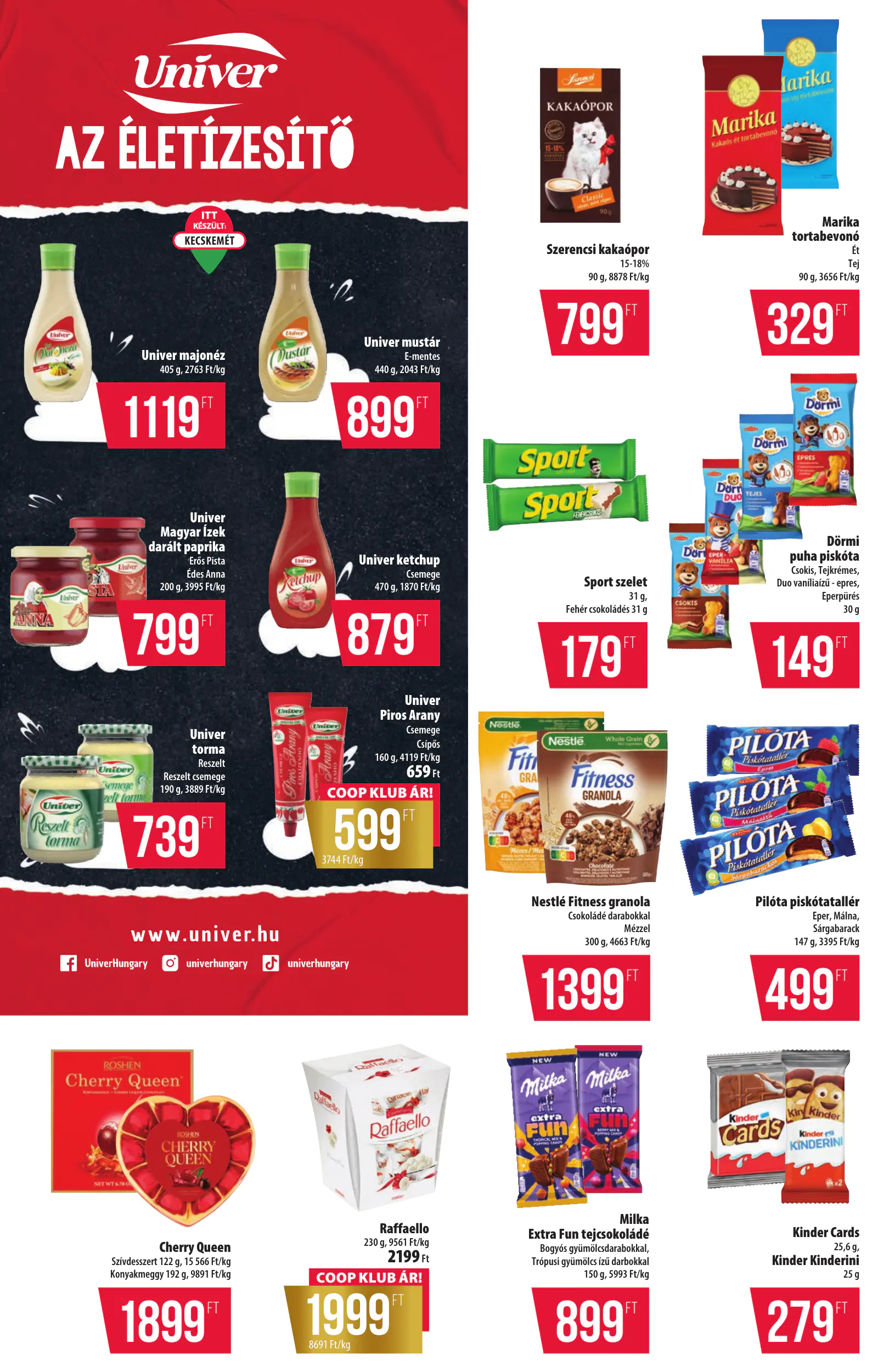 Coop Alföld szórólap 2026. november 1. hét Szuper Plusz, 12. oldal (okt. 29–31.)
