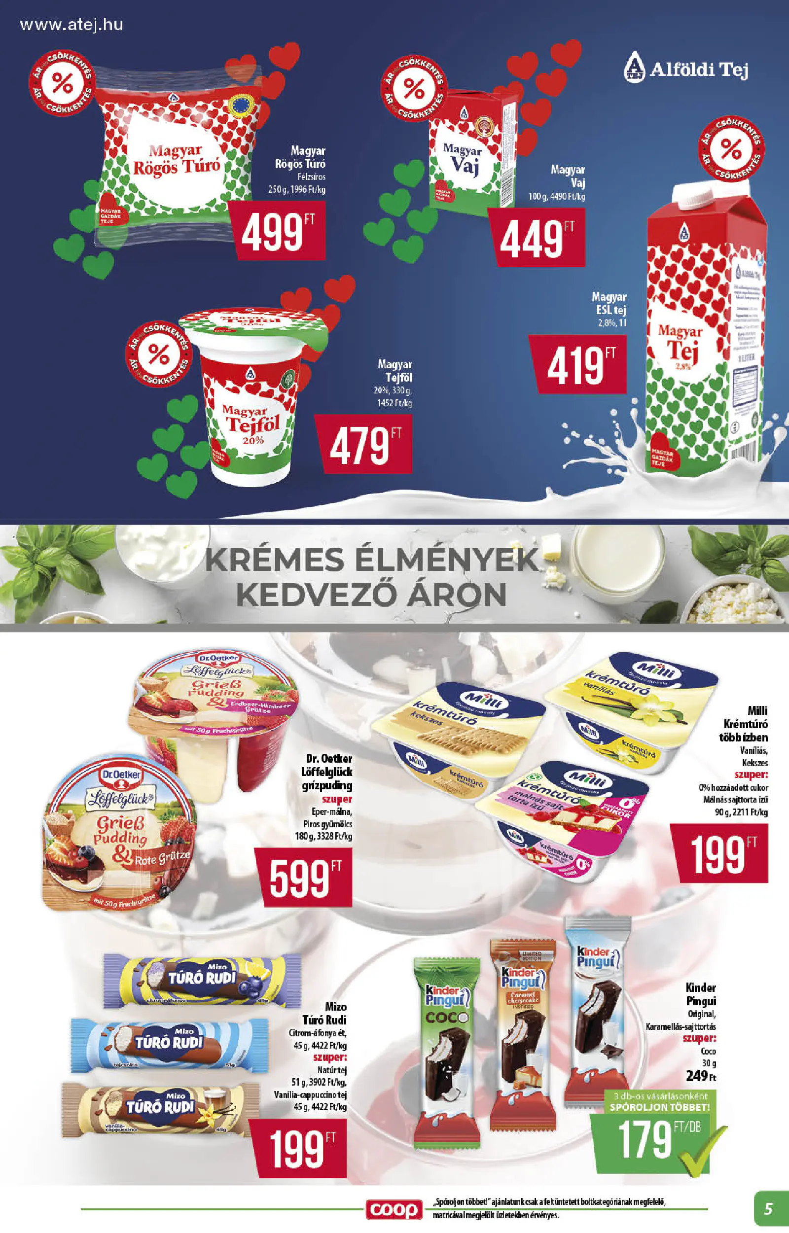 Coop Alföld szórólap 2026. október 4. hét, 5. oldal (okt. 22–28.)