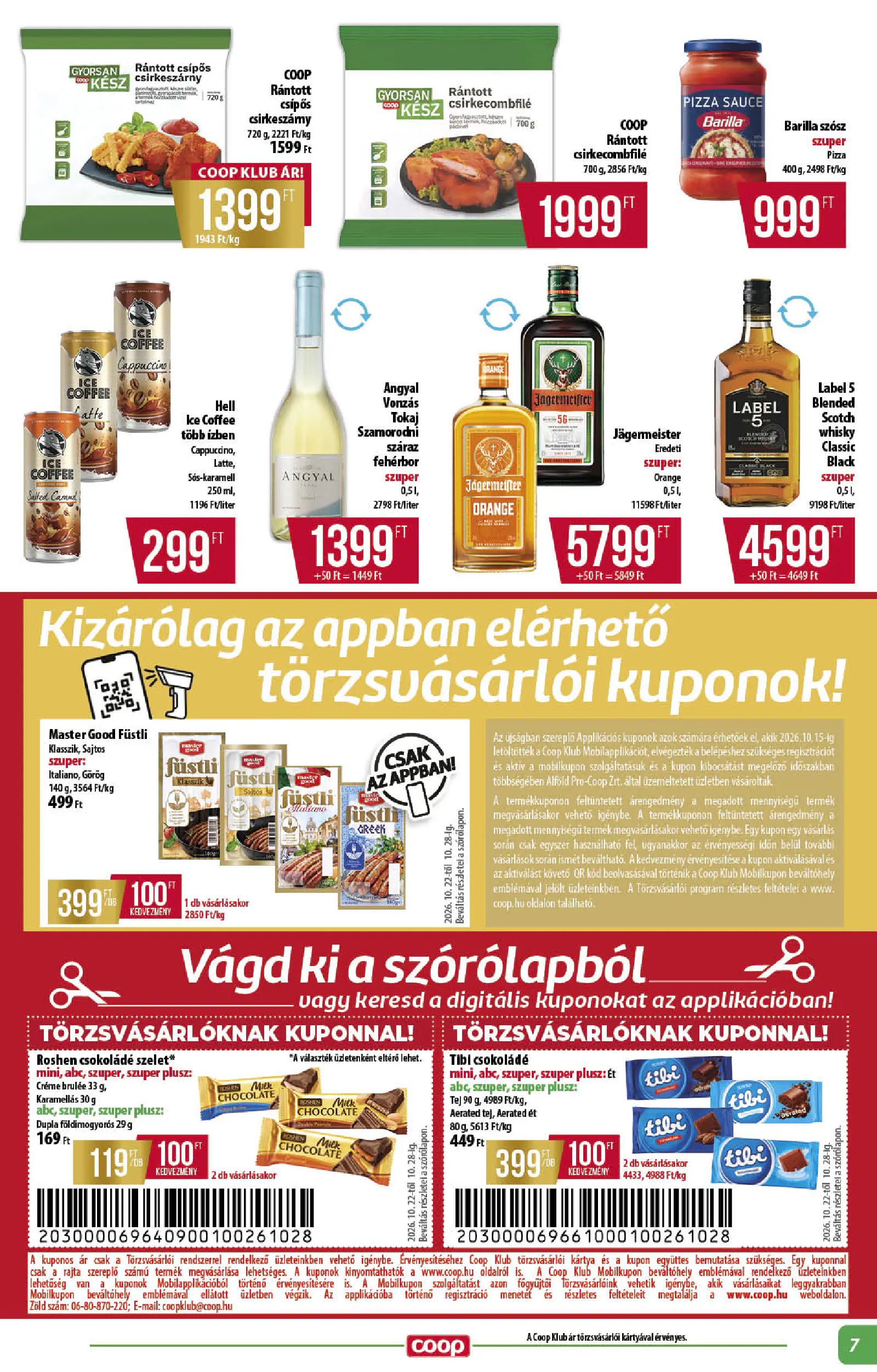 Coop Alföld szórólap 2026. október 4. hét, 7. oldal (okt. 22–28.)