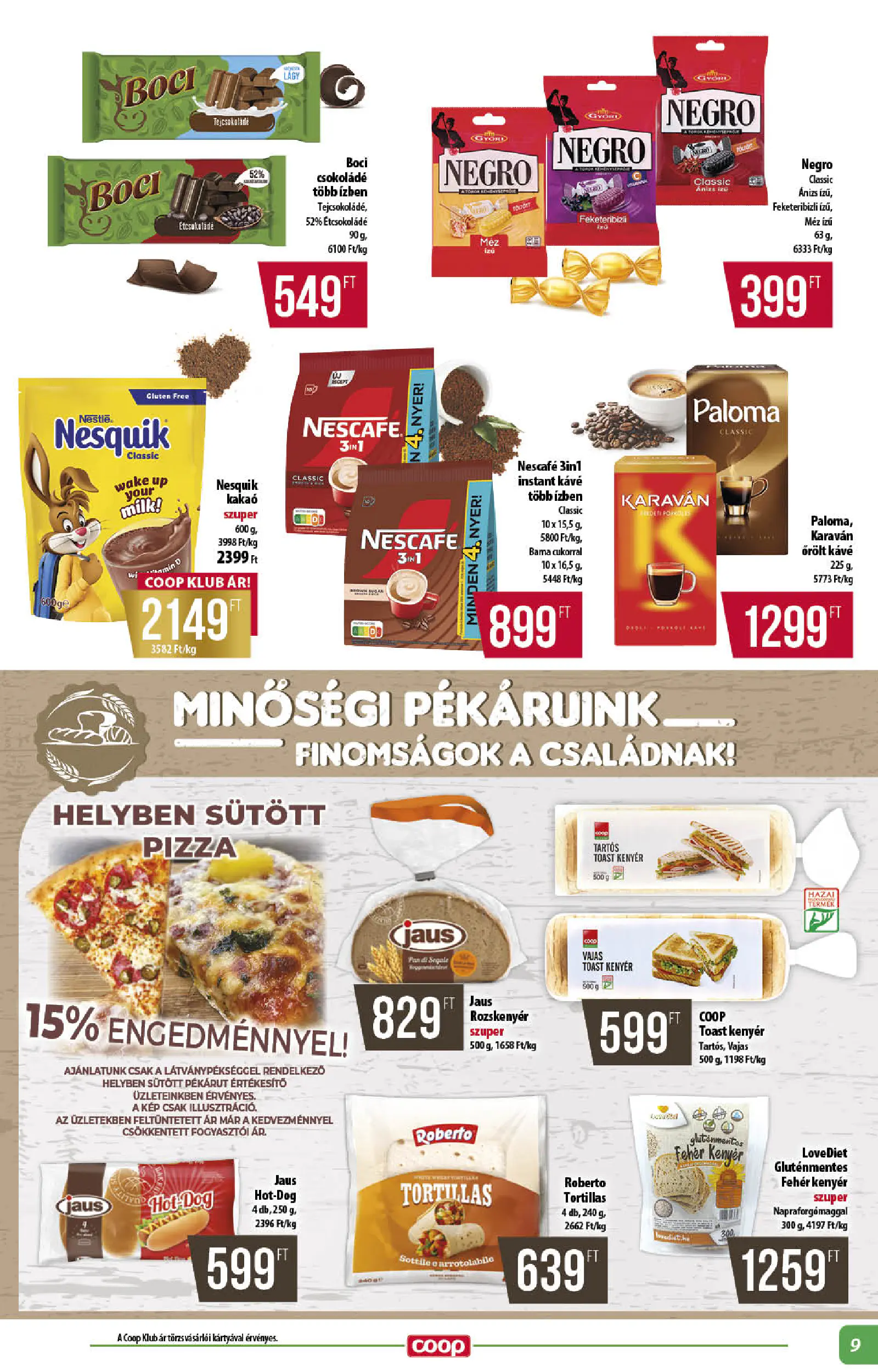 Coop Alföld szórólap 2026. október 4. hét, 9. oldal (okt. 22–28.)