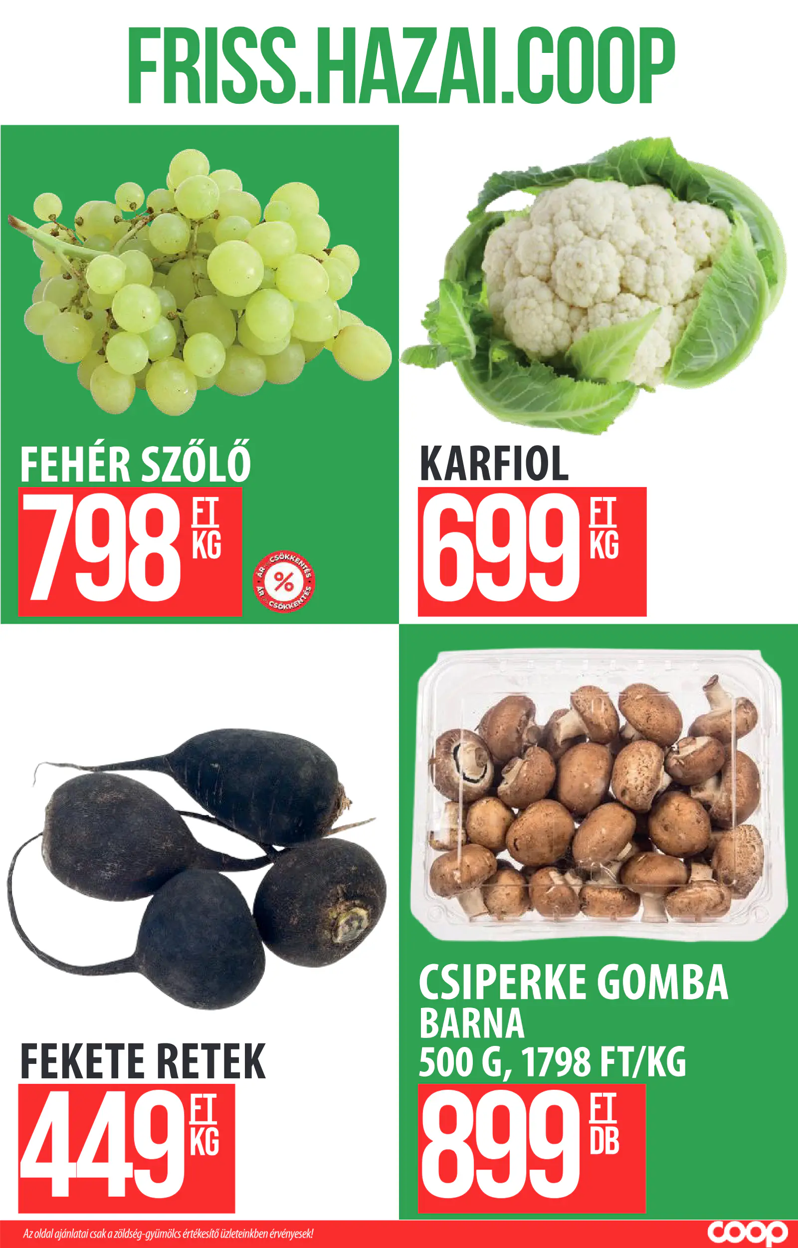 Coop Szolnok szórólap 2026. október 2. hét, 6. oldal (okt. 8–14.)