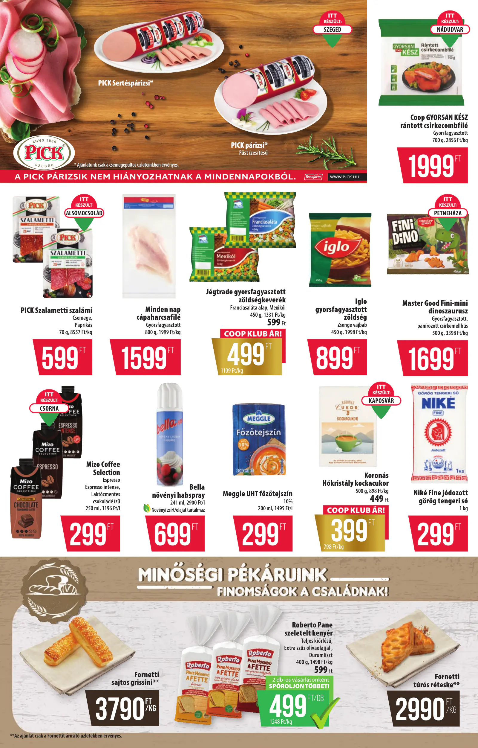 Coop Észak-Kelet szórólap 2026. november 1. hét Szuper Plusz, 5. oldal (okt. 29–31.)