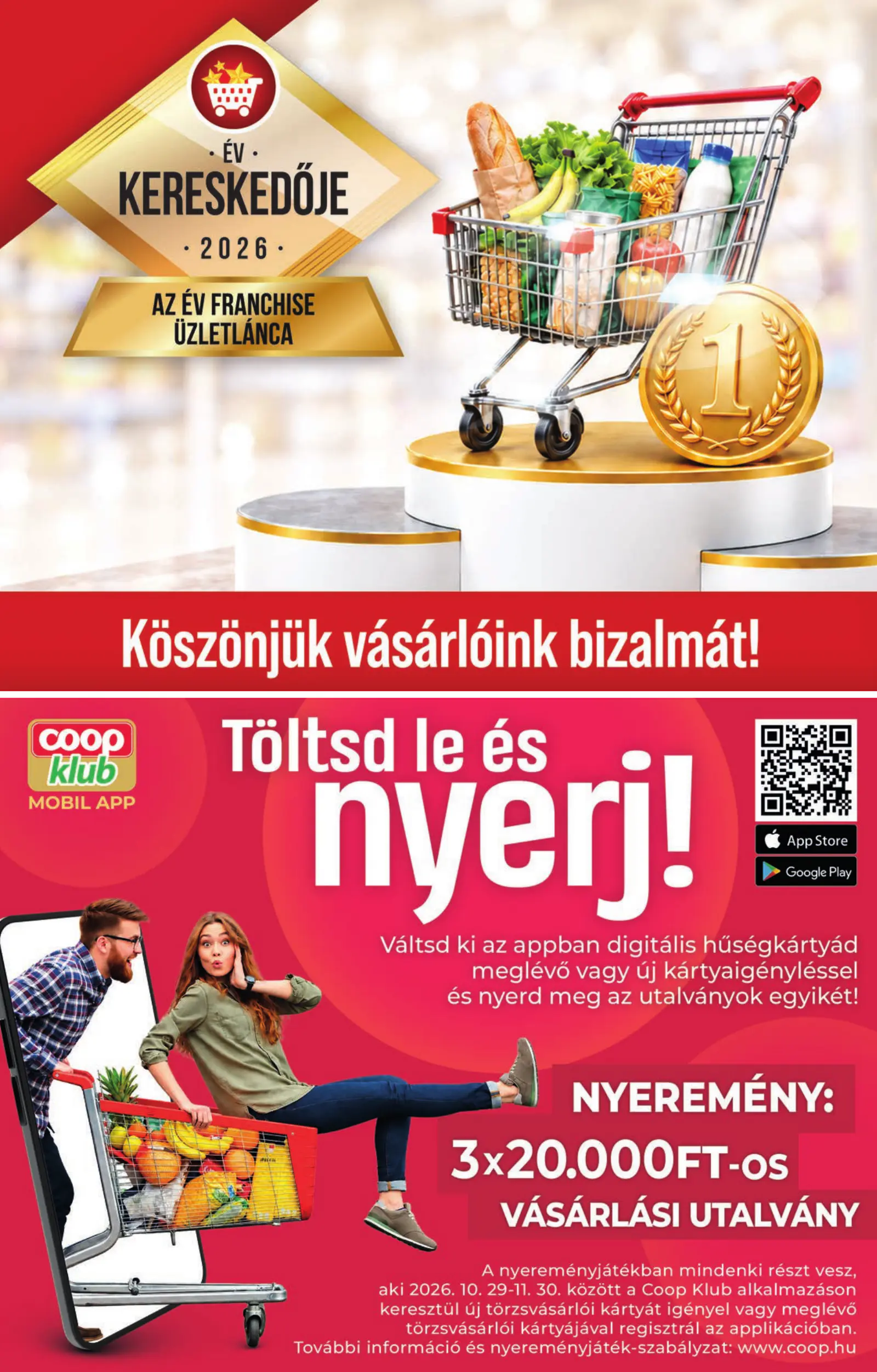 Coop Észak-Kelet szórólap 2026. november 1. hét Szuper Plusz, 9. oldal (okt. 29–31.)