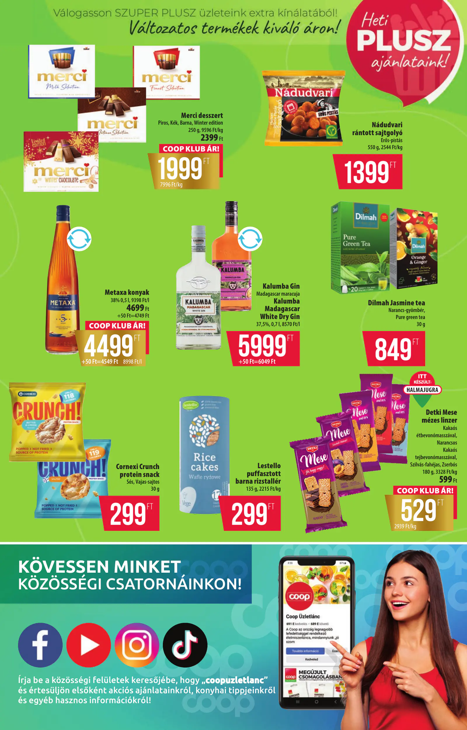 Coop Észak-Kelet szórólap 2026. november 1. hét Szuper Plusz, 11. oldal (okt. 29–31.)