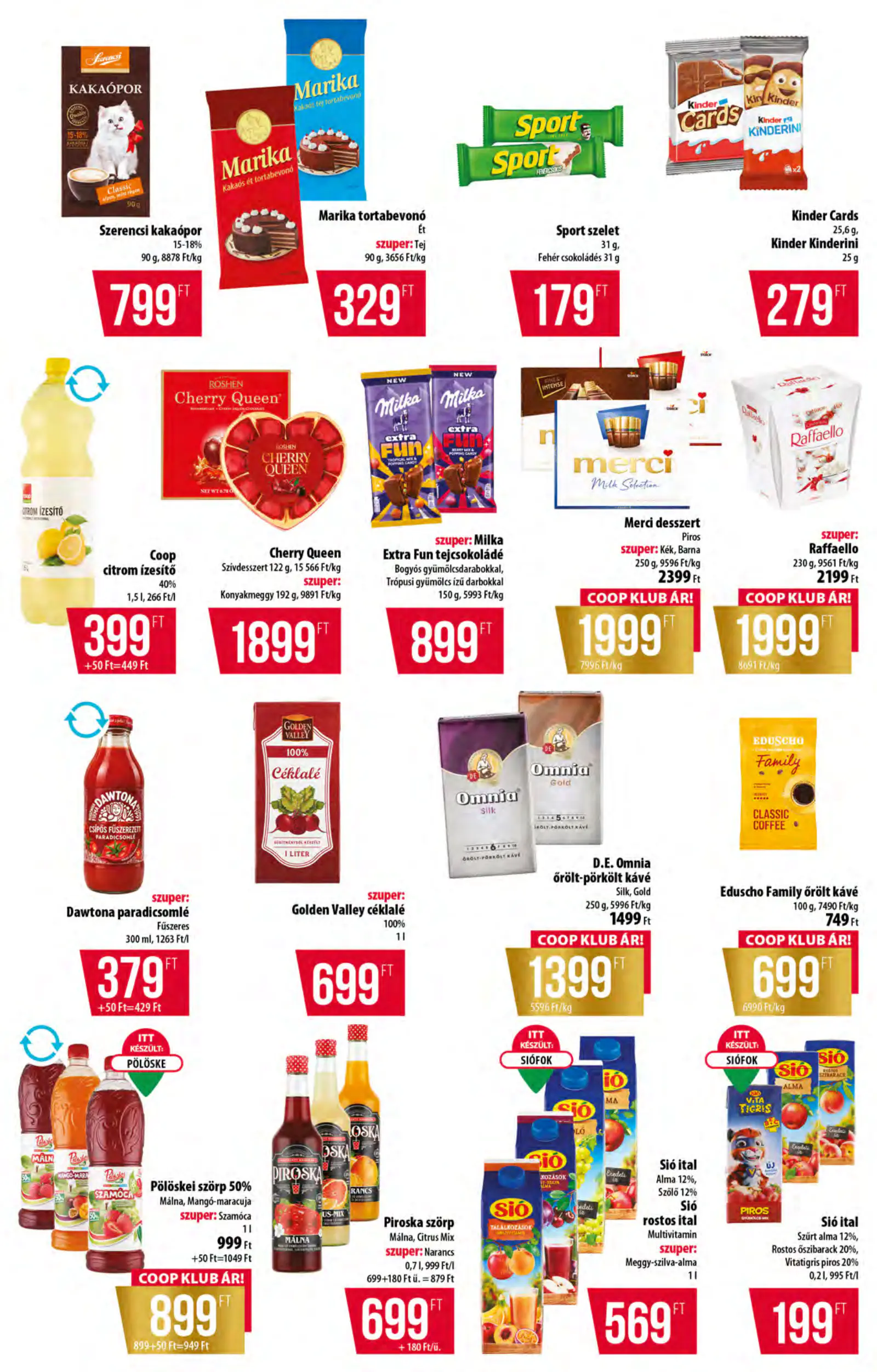 Coop országos szórólap 2026. november 1. hét Abc-Szuper, 9. oldal (okt. 29. – nov. 4.)