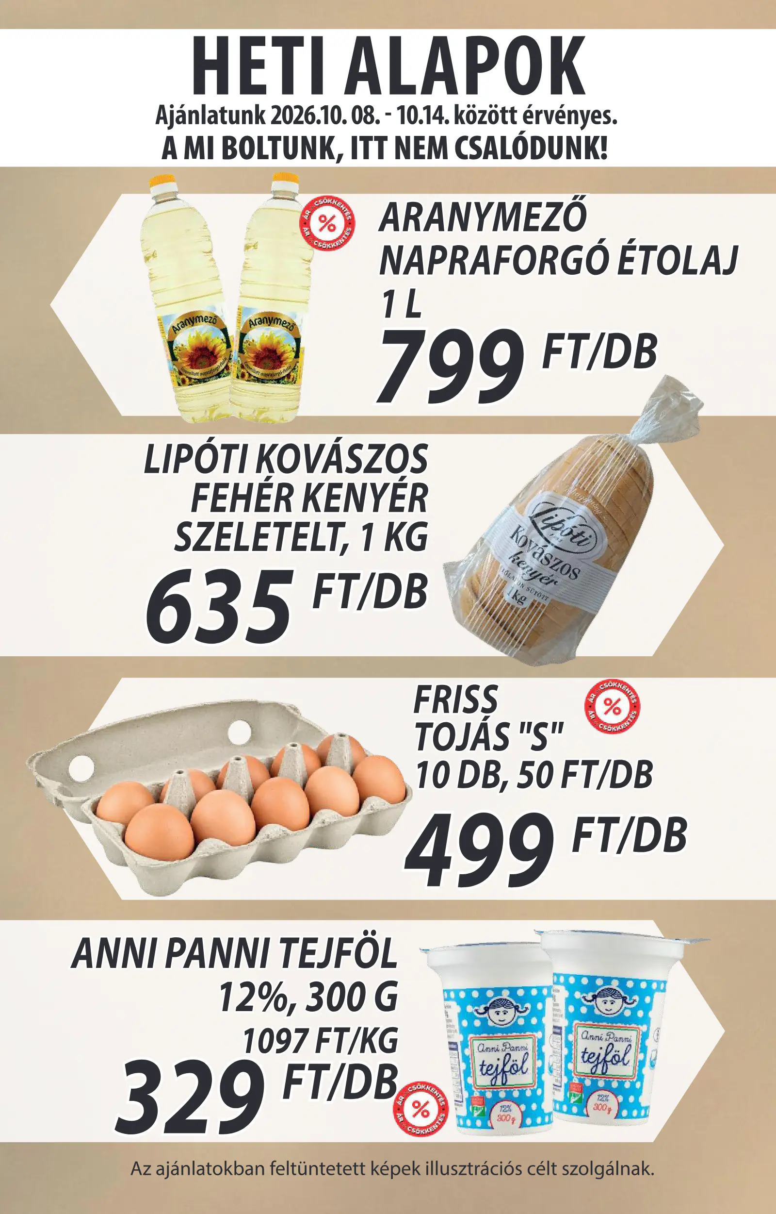 Coop Szolnok akciós újság, 5. oldal (okt. 1–31.)
