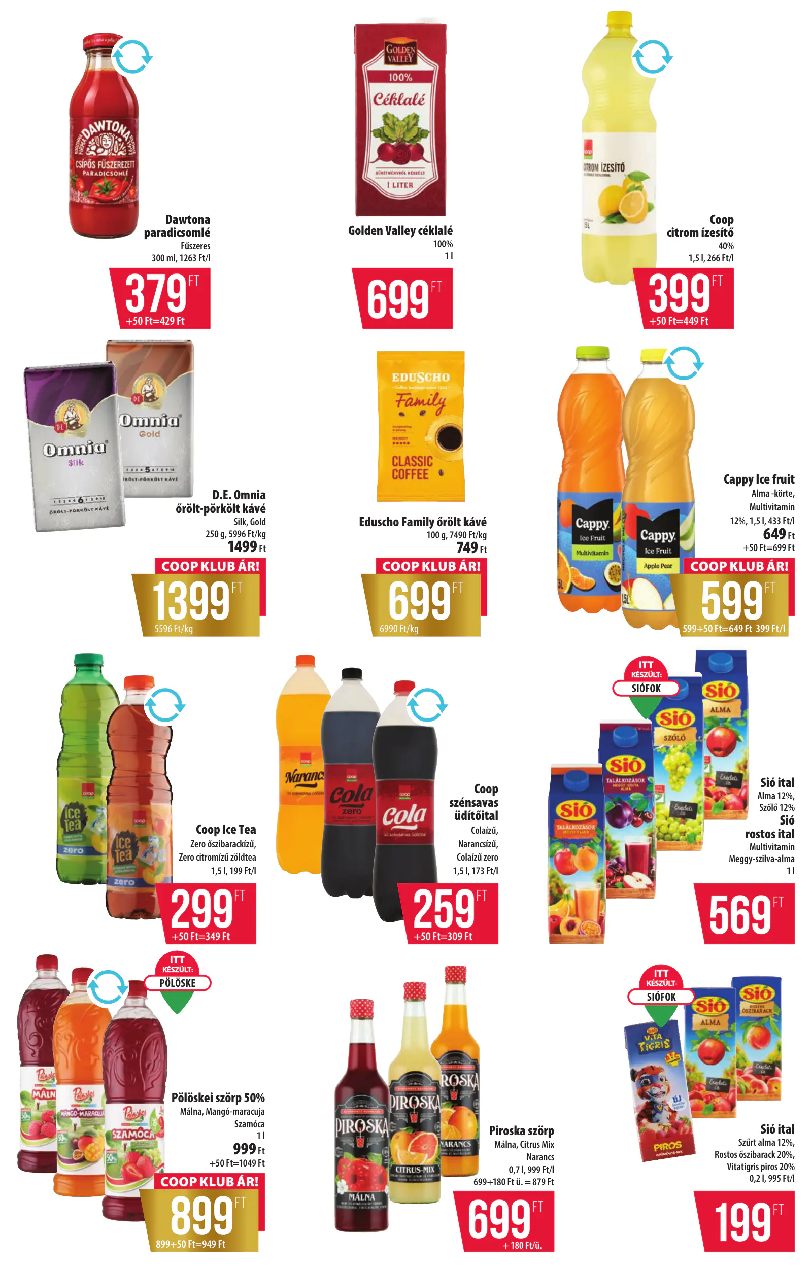 Coop Tisza szórólap 2026. november 1. hét Szuper Plusz, 13. oldal (okt. 29–31.)