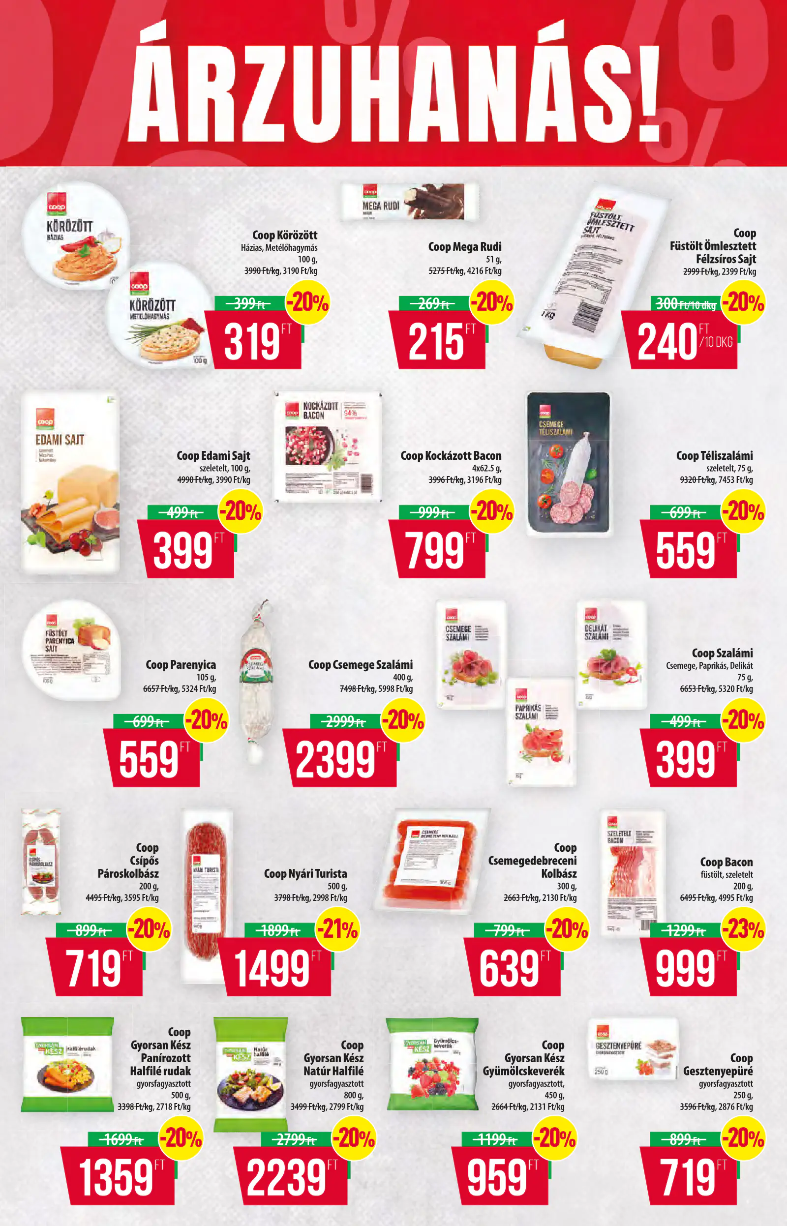 Coop Tisza szórólap 2026. október 2. hét Szuper Plusz, 8. oldal (okt. 8–14.)