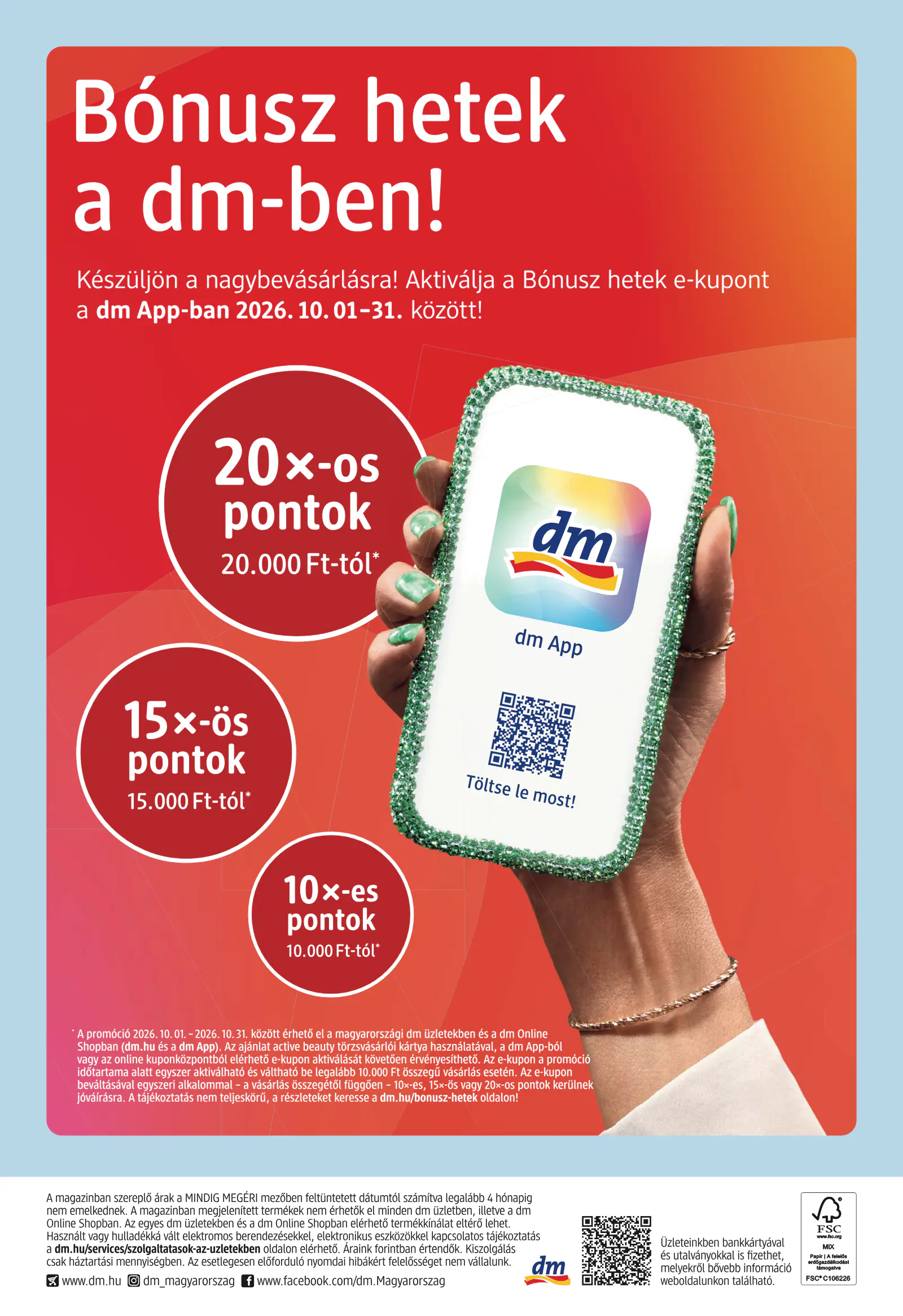 DM Drogéria dm magazin 2026-10-01, 24. oldal (okt. 1–14.)
