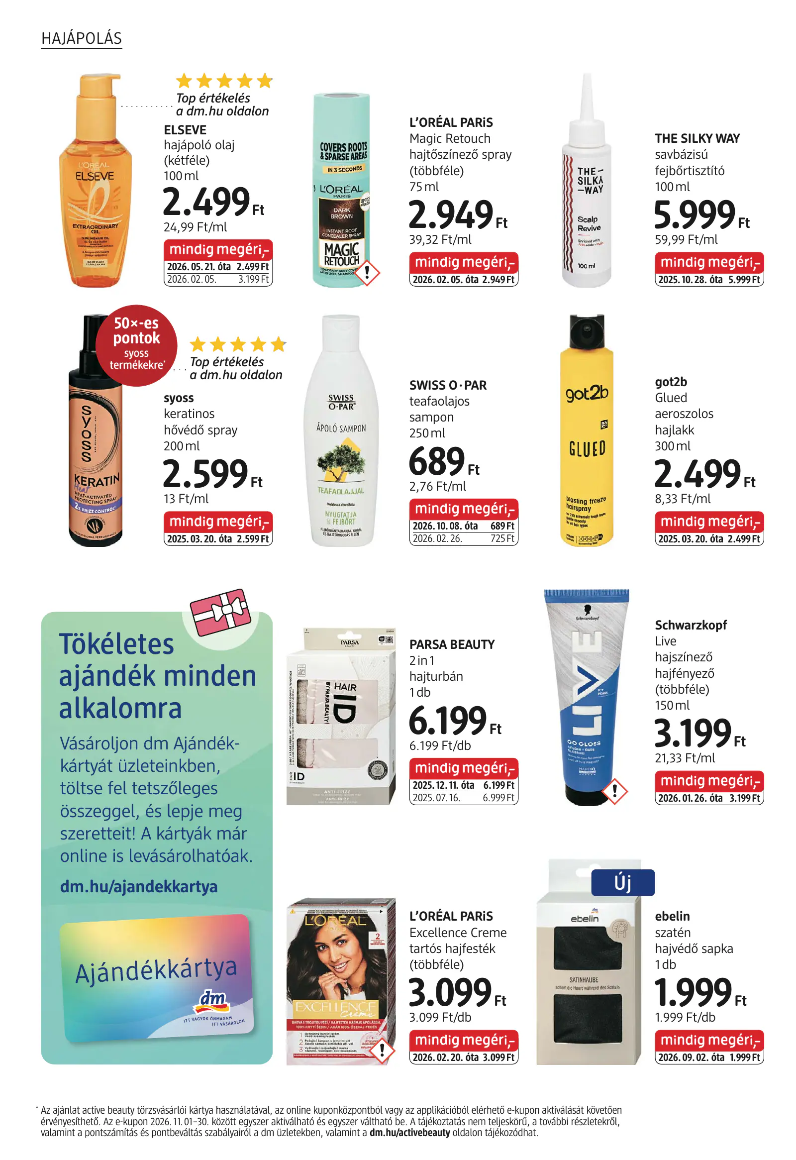 DM Drogéria dm magazin 2026-10-29, 12. oldal (okt. 29. – nov. 11.)