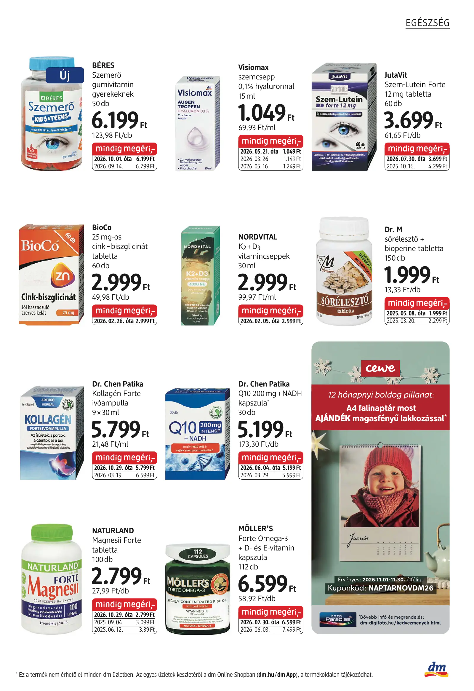 DM Drogéria dm magazin 2026-10-29, 21. oldal (okt. 29. – nov. 11.)