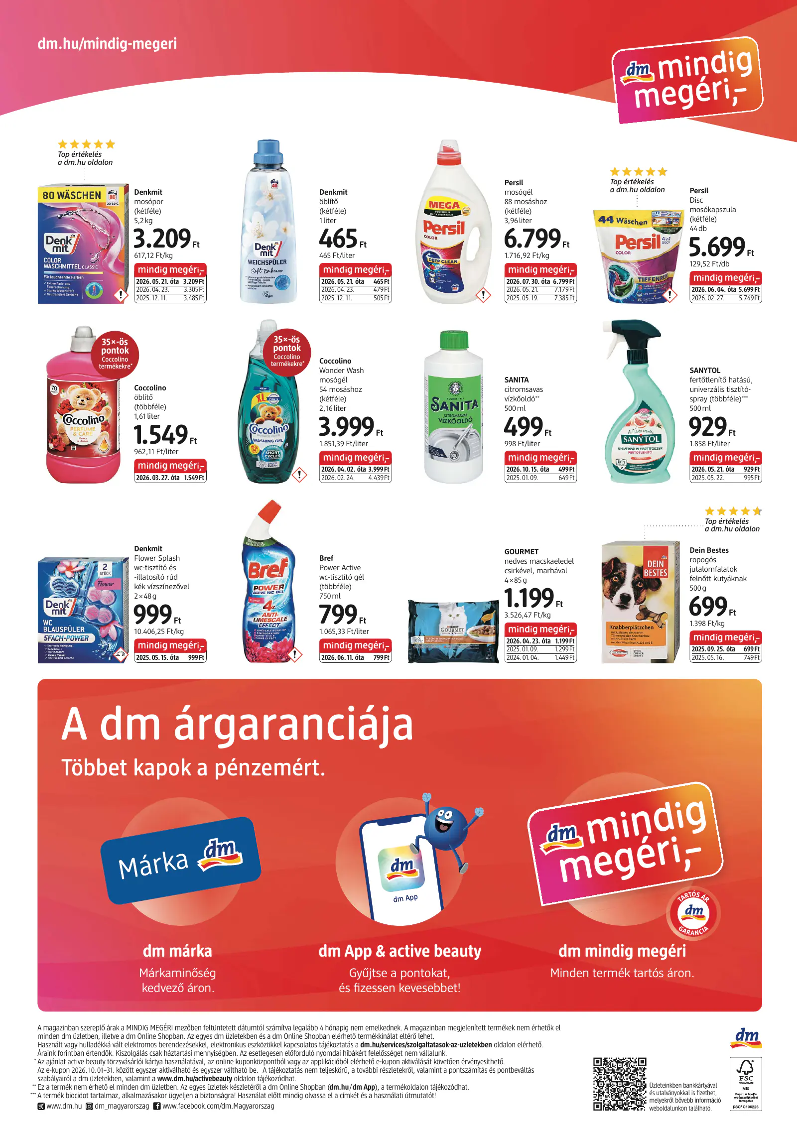 DM Drogéria dm magazin expressz 2026-10-15, 4. oldal (okt. 15–28.)