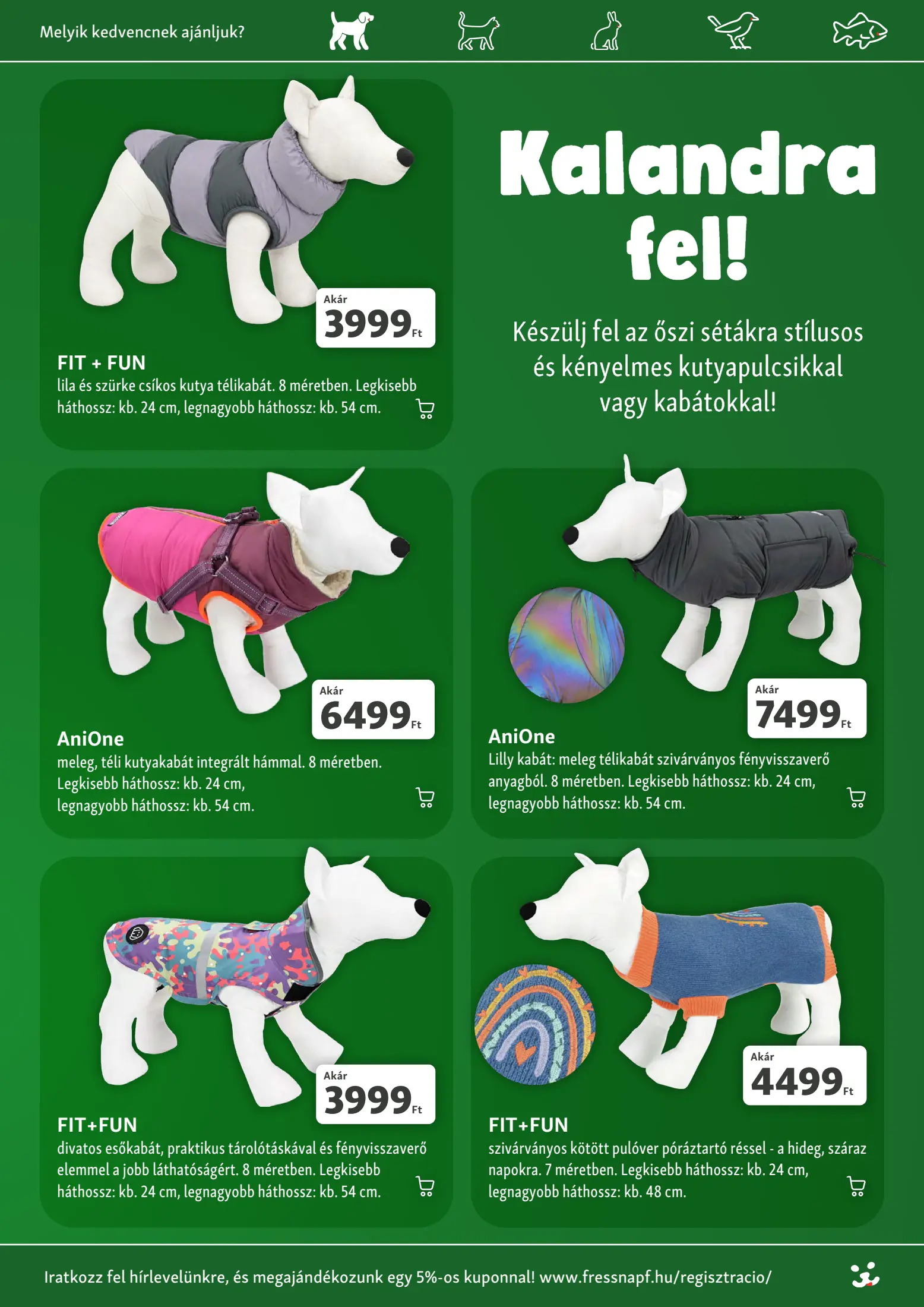 Fressnapf akciós újság, 13. oldal (okt. 8–14.)