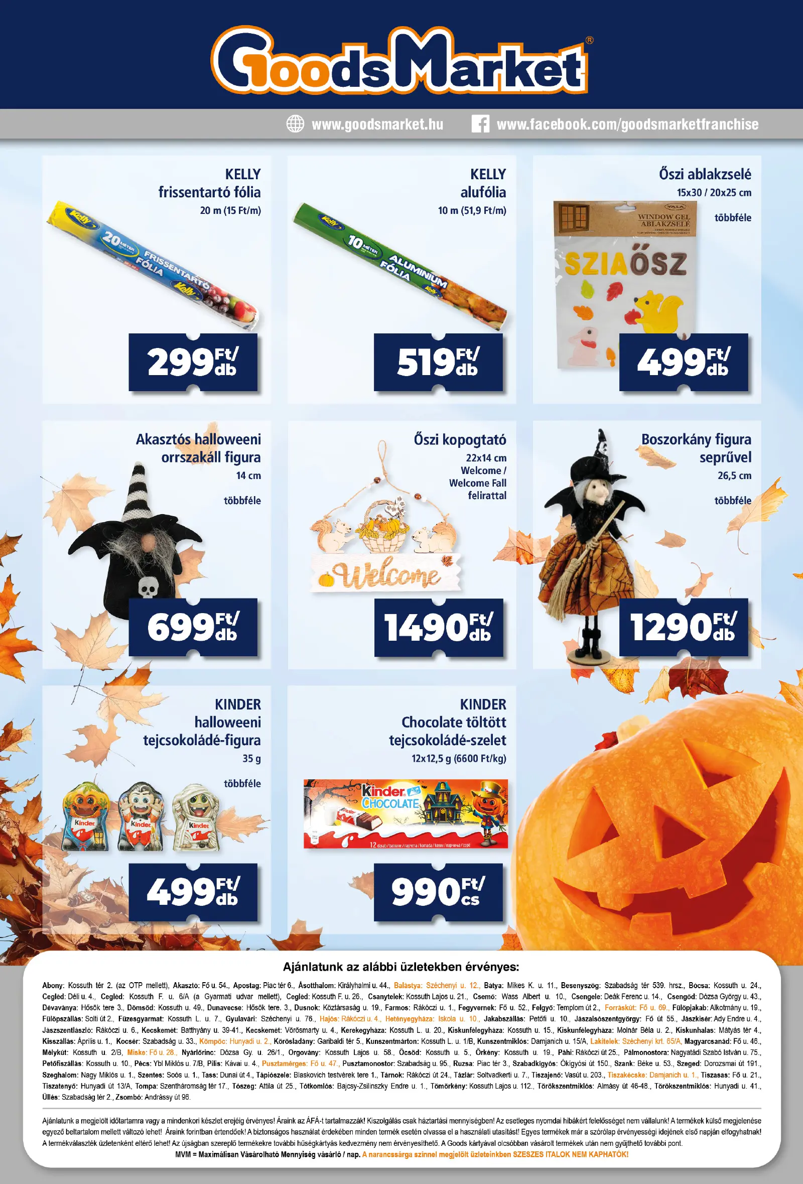 Goods Market akciós újság, 4. oldal (okt. 22–31.)