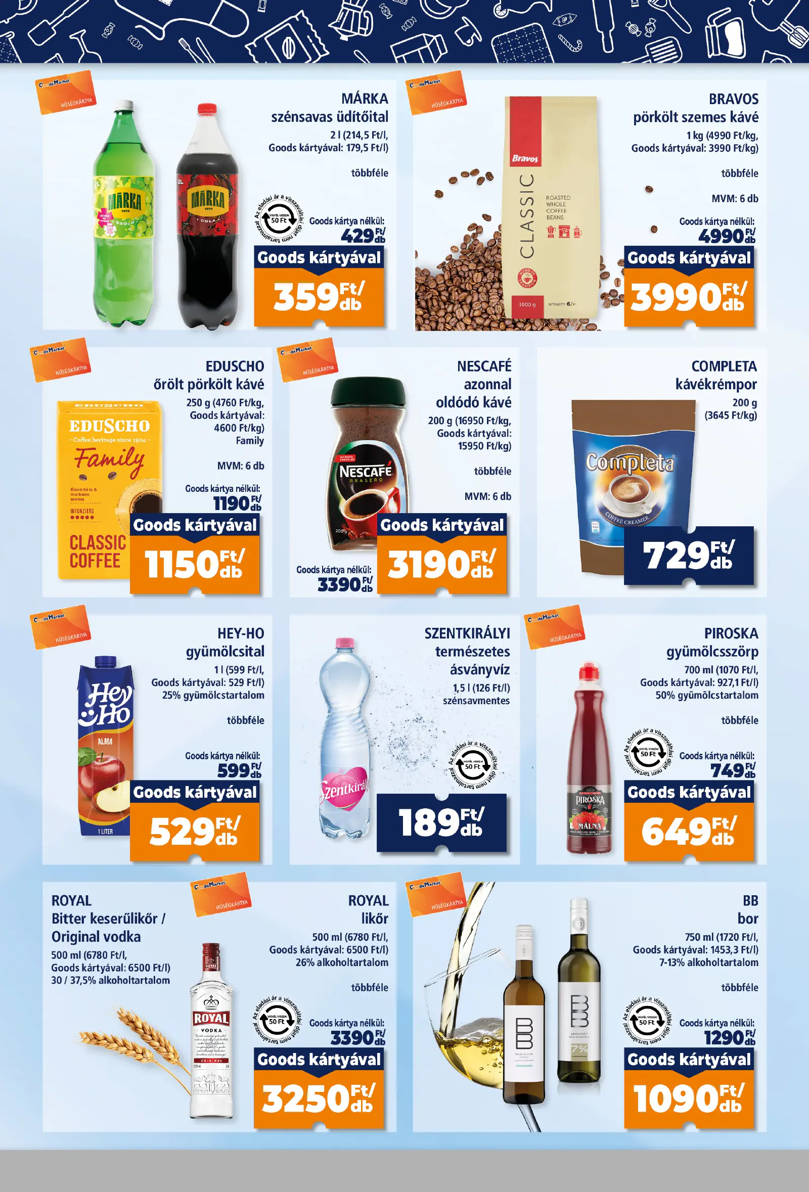 Goods Market hűségkártyás ajánlatai, 8. oldal (okt. 8–17.)