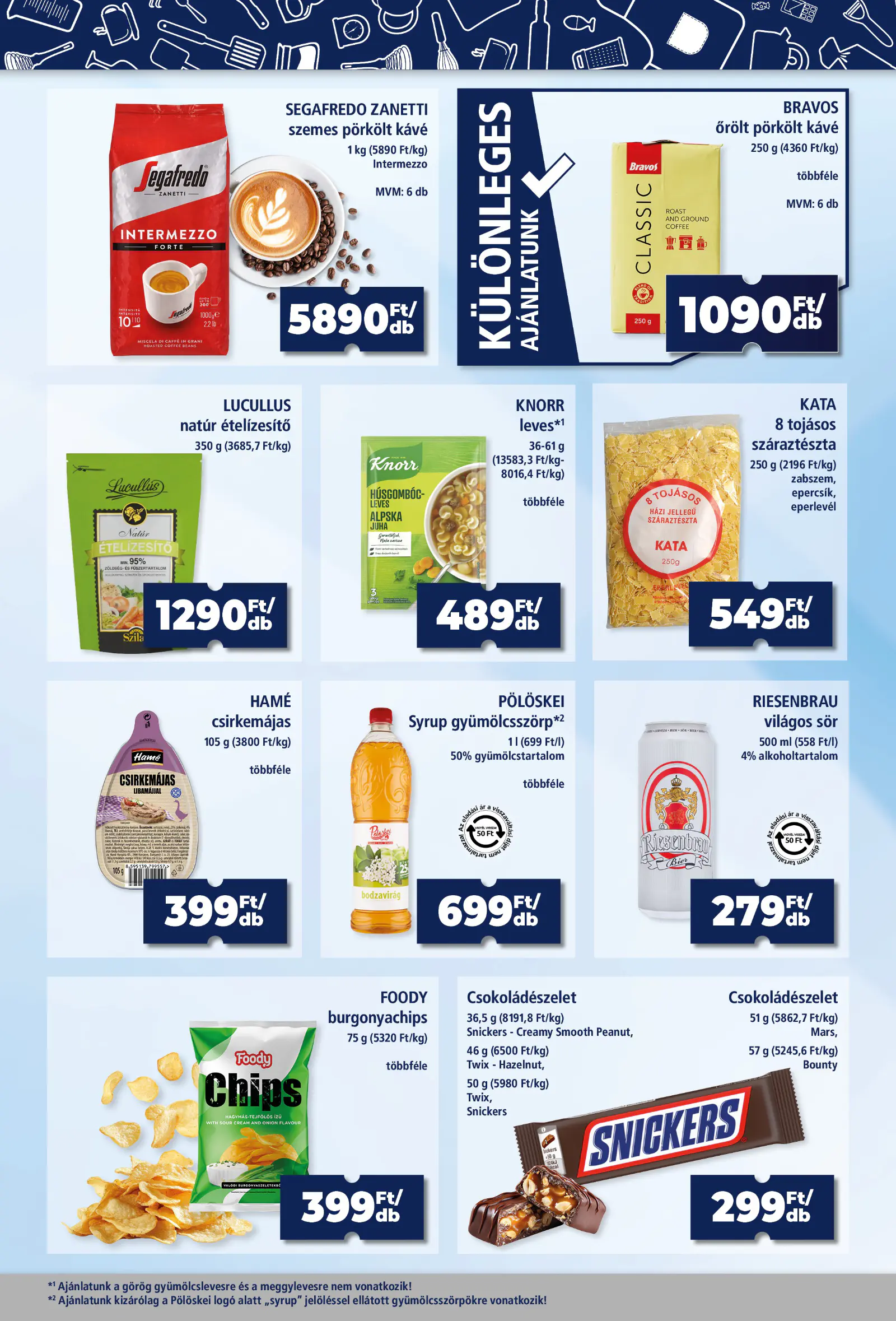 Goods Market akciós újság, 3. oldal (okt. 1–31.)