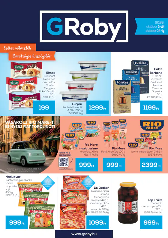 G'Roby heti magazin – okt. 1–14.