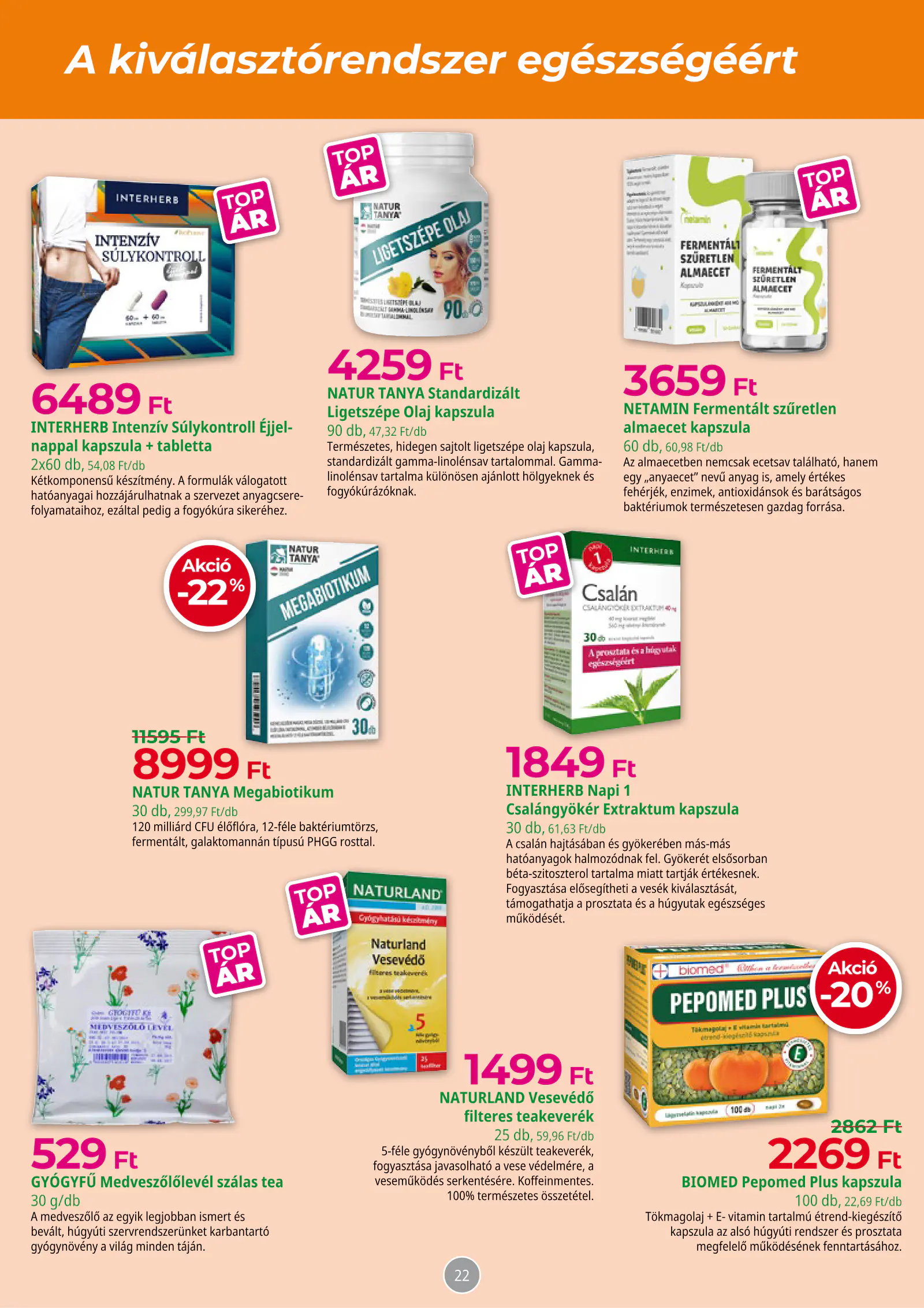 Herbaház magazin 2026 október, 22. oldal (okt. 1–31.)