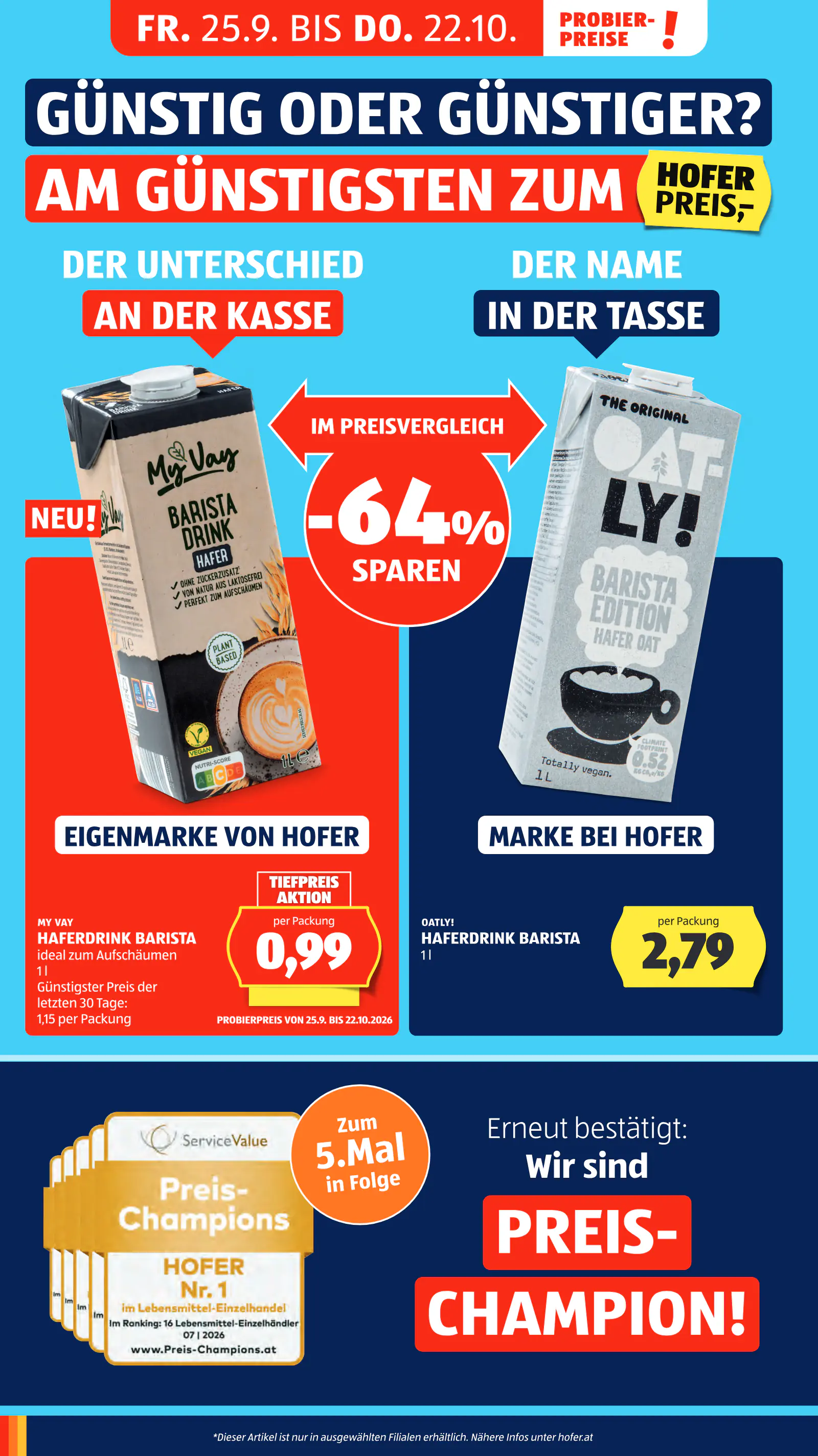 Hofer Ausztria akciós újság, 6. oldal (okt. 9–15.)