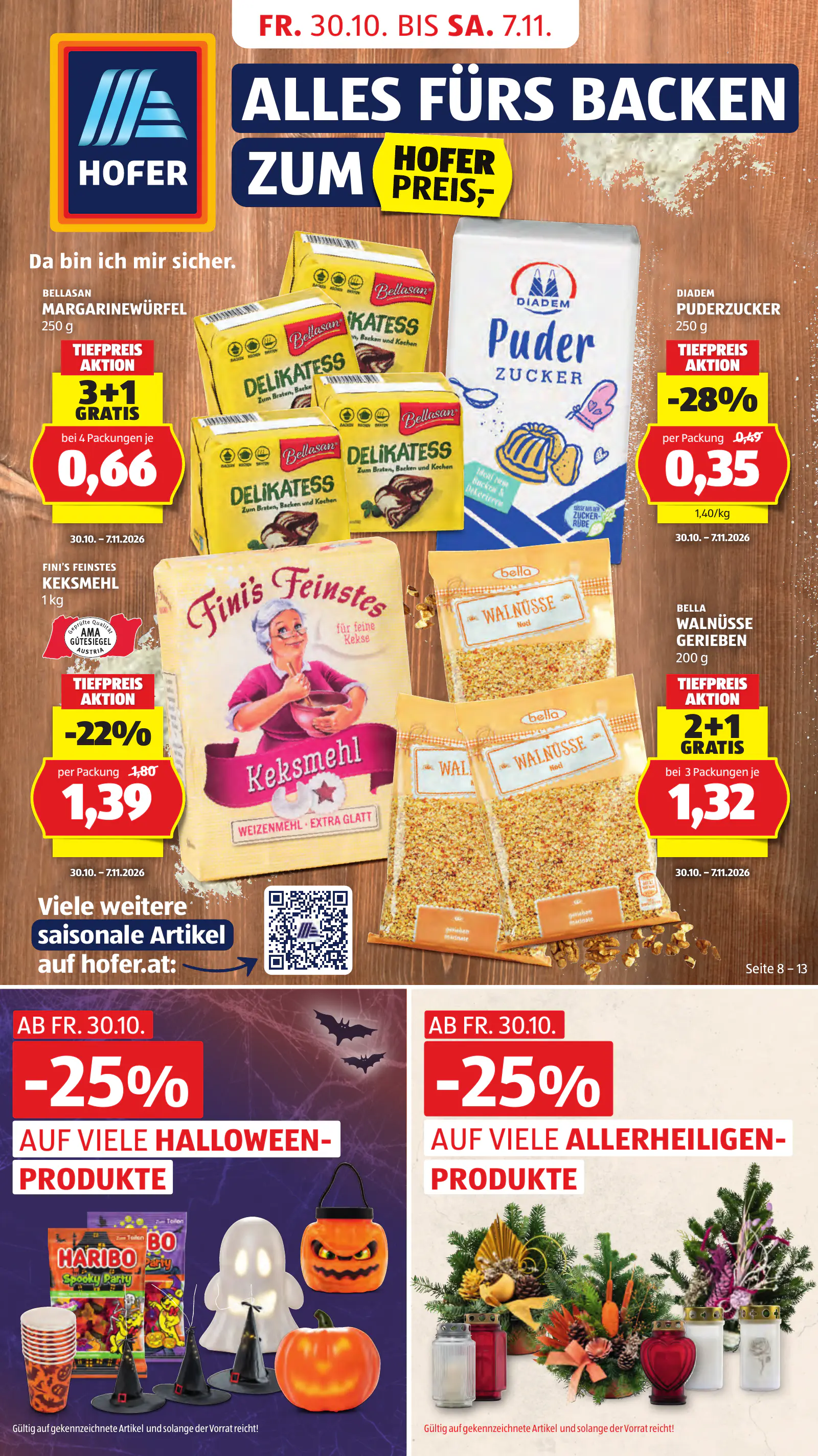 Hofer Ausztria akciós újság, 1. oldal (okt. 30. – nov. 5.)