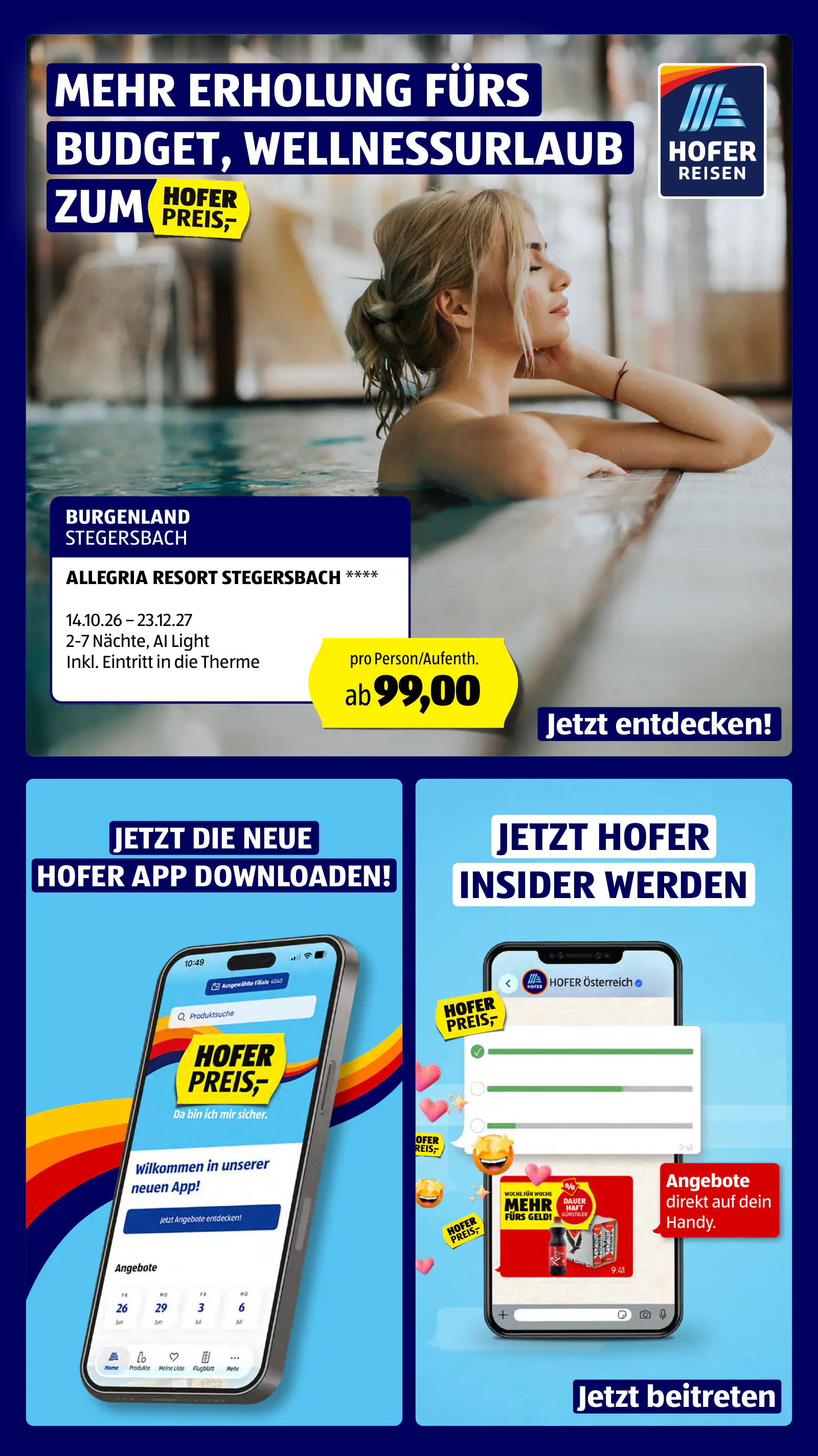 Hofer Ausztria akciós újság, 3. oldal (okt. 30. – nov. 5.)