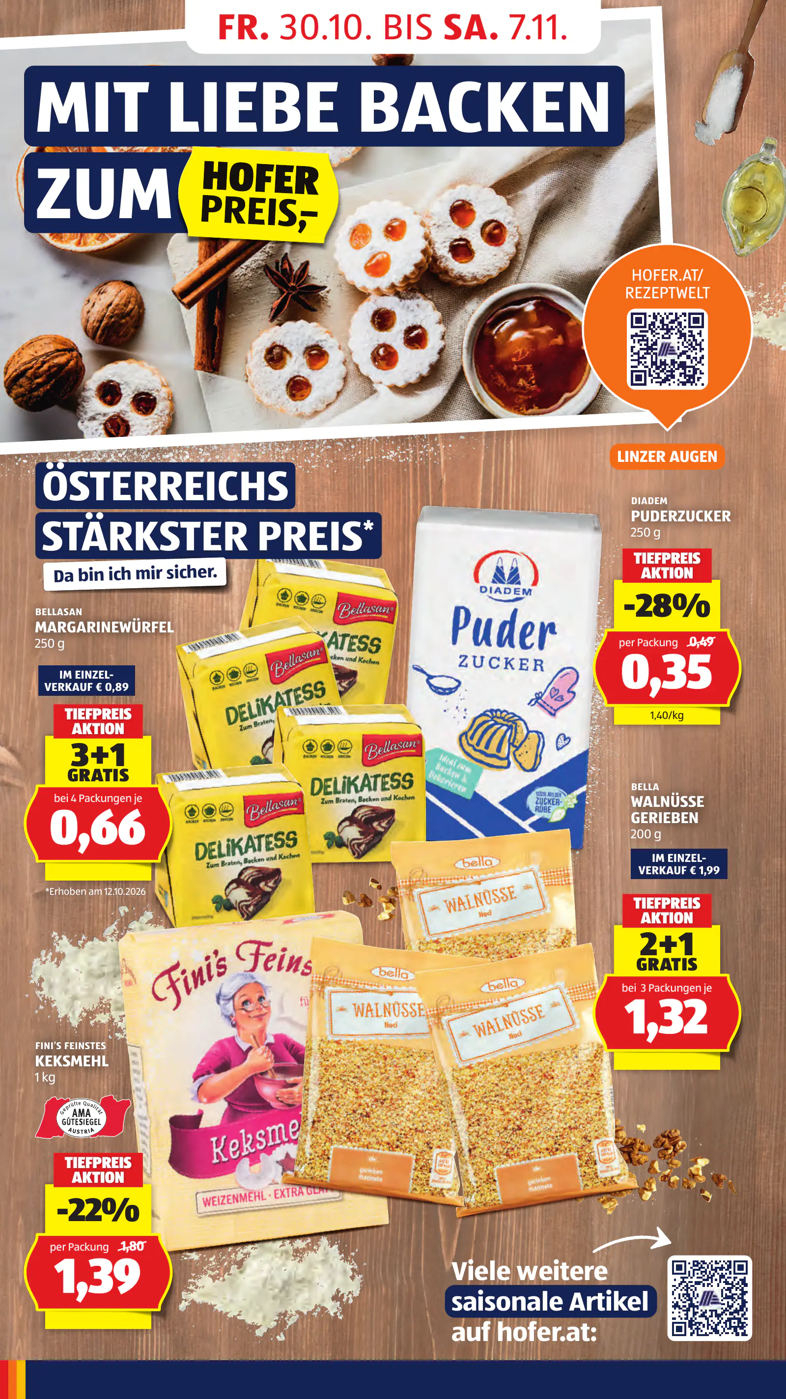 Hofer Ausztria akciós újság, 16. oldal (okt. 30. – nov. 5.)
