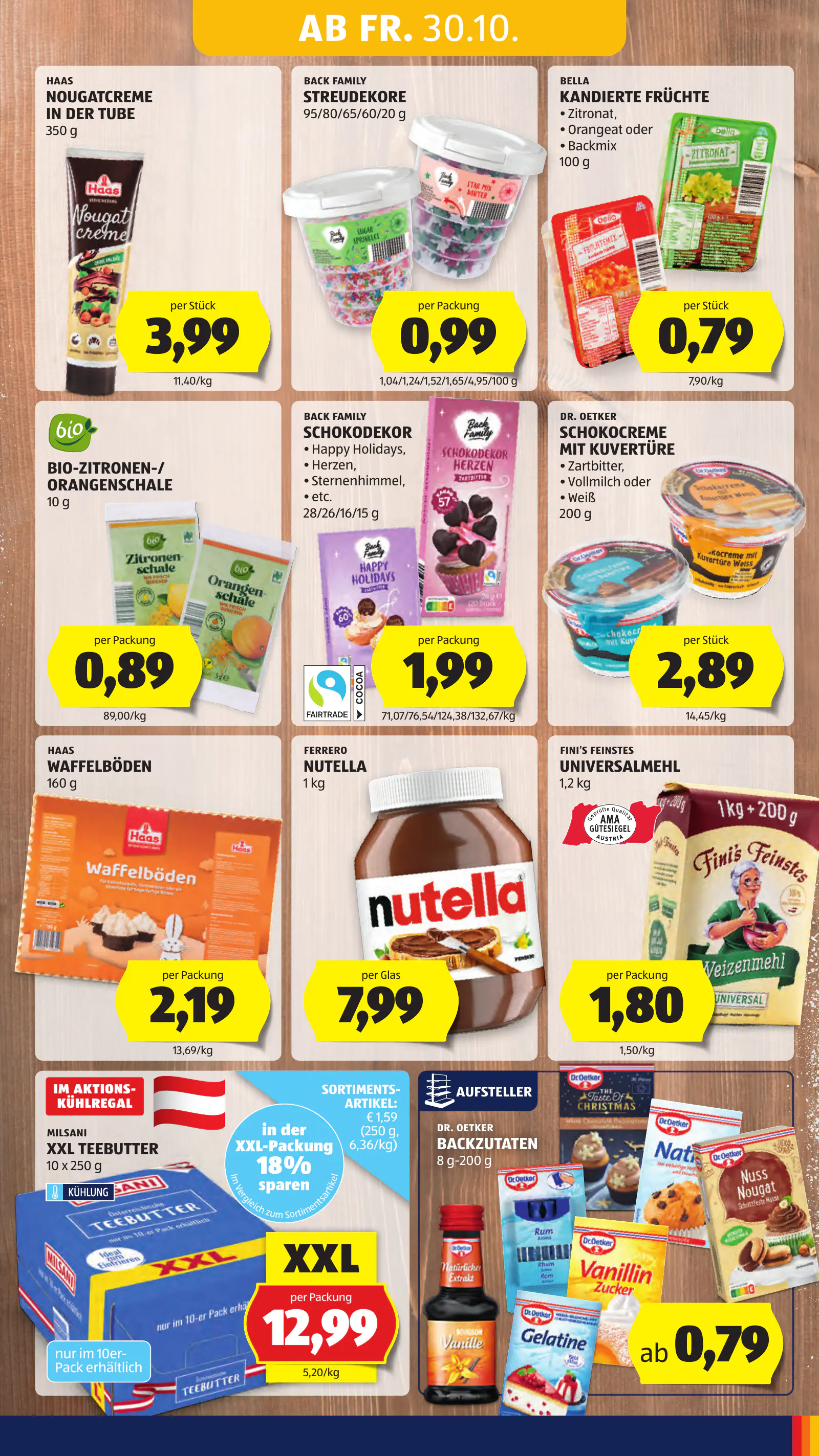 Hofer Ausztria akciós újság, 21. oldal (okt. 30. – nov. 5.)