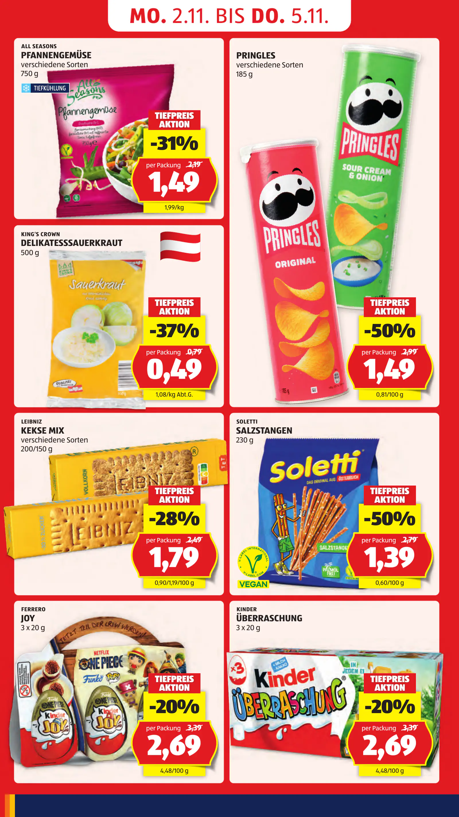 Hofer Ausztria akciós újság, 28. oldal (okt. 30. – nov. 5.)